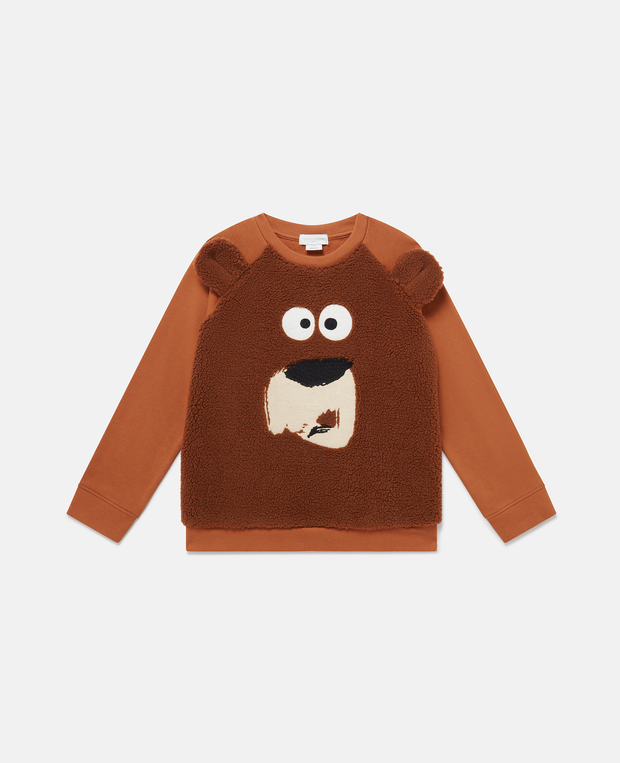 Stella McCartney – Grizzly Bear Fleece Sweatshirt, Woman, Brown, Size: 6