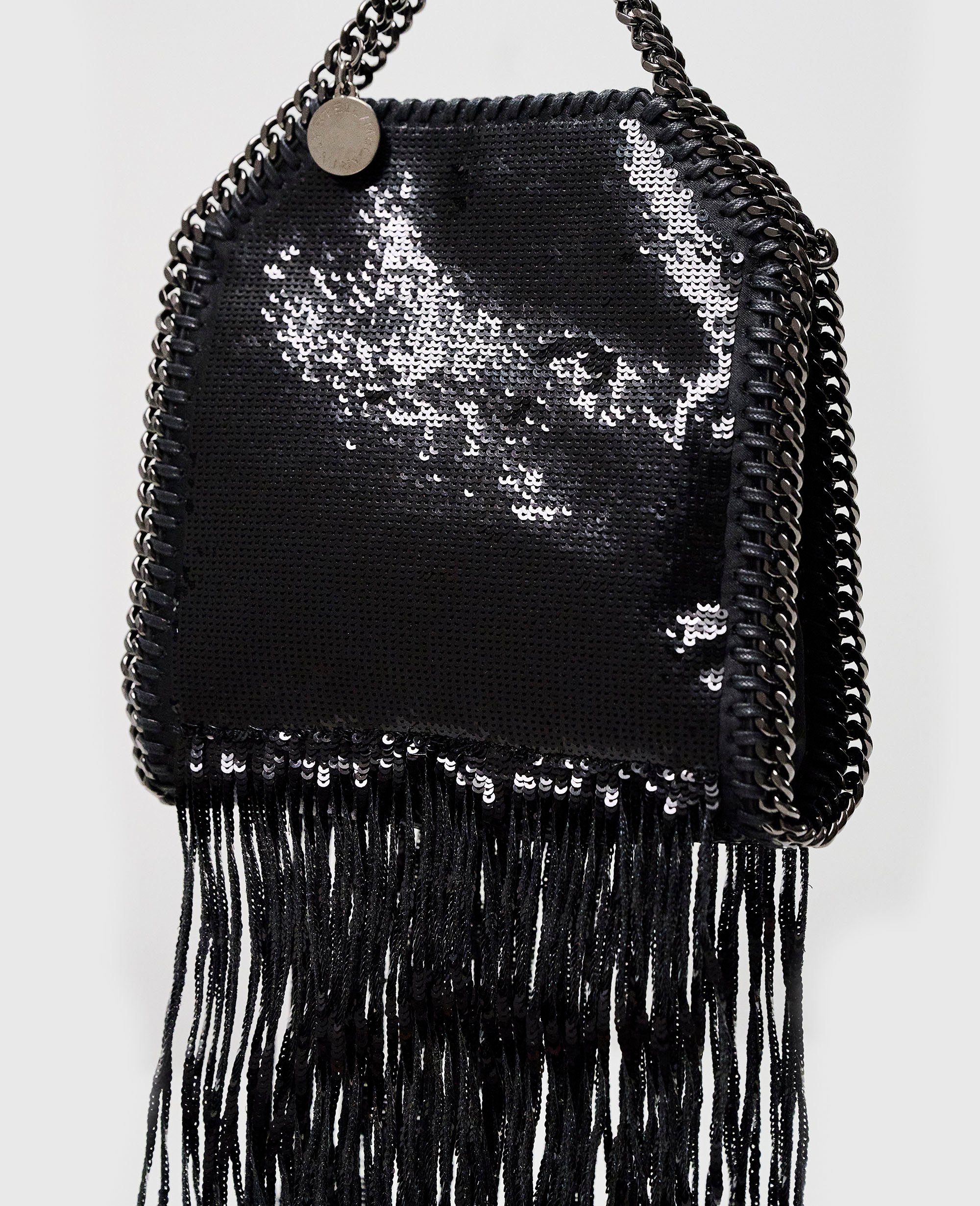 Limited-Edition Falabella Sequin Fringe Tiny Tote Bag, Woman - Stella McCartney - Modalova