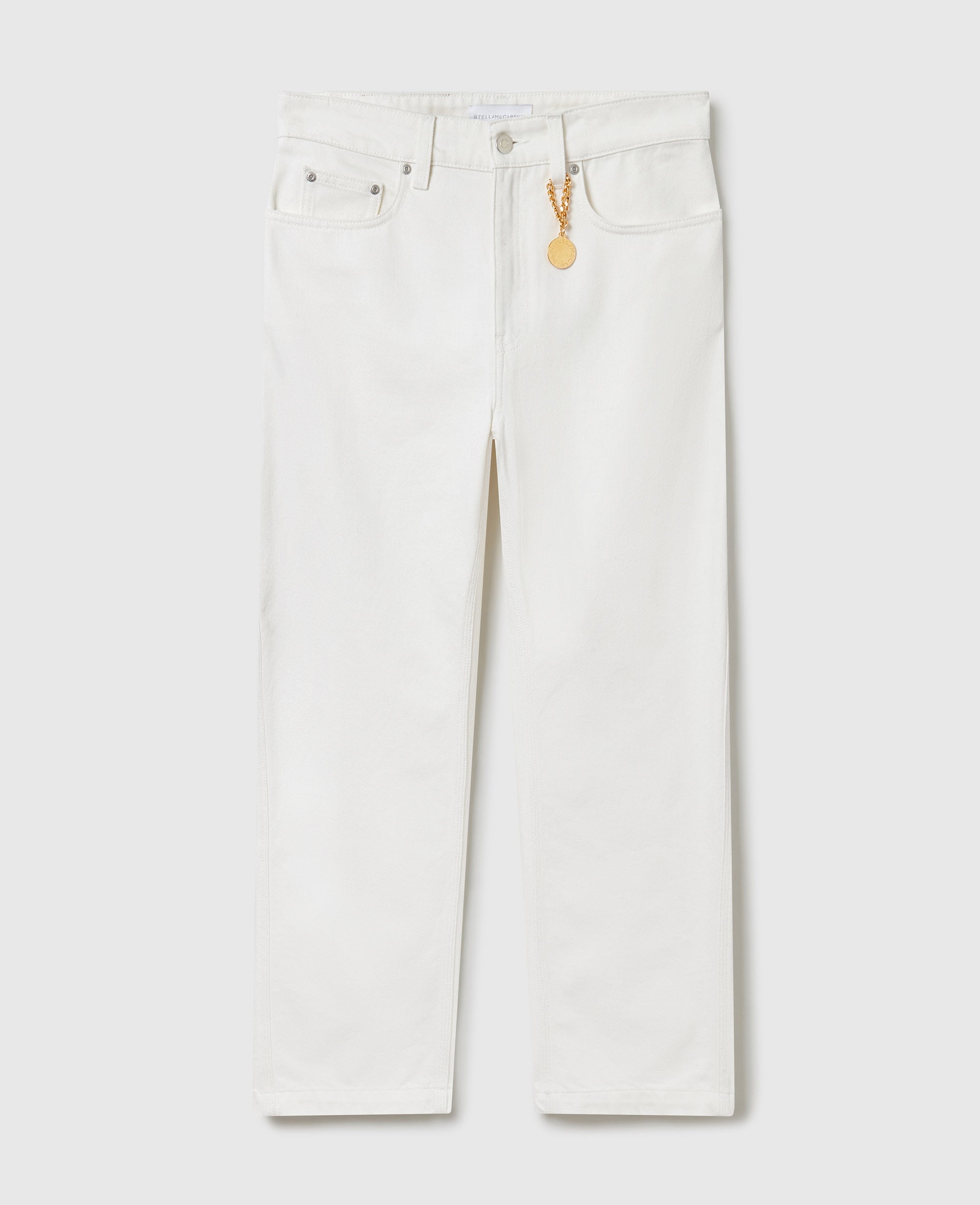 Stella McCartney - Cropped Barrel-Leg Jeans, , Size: 24