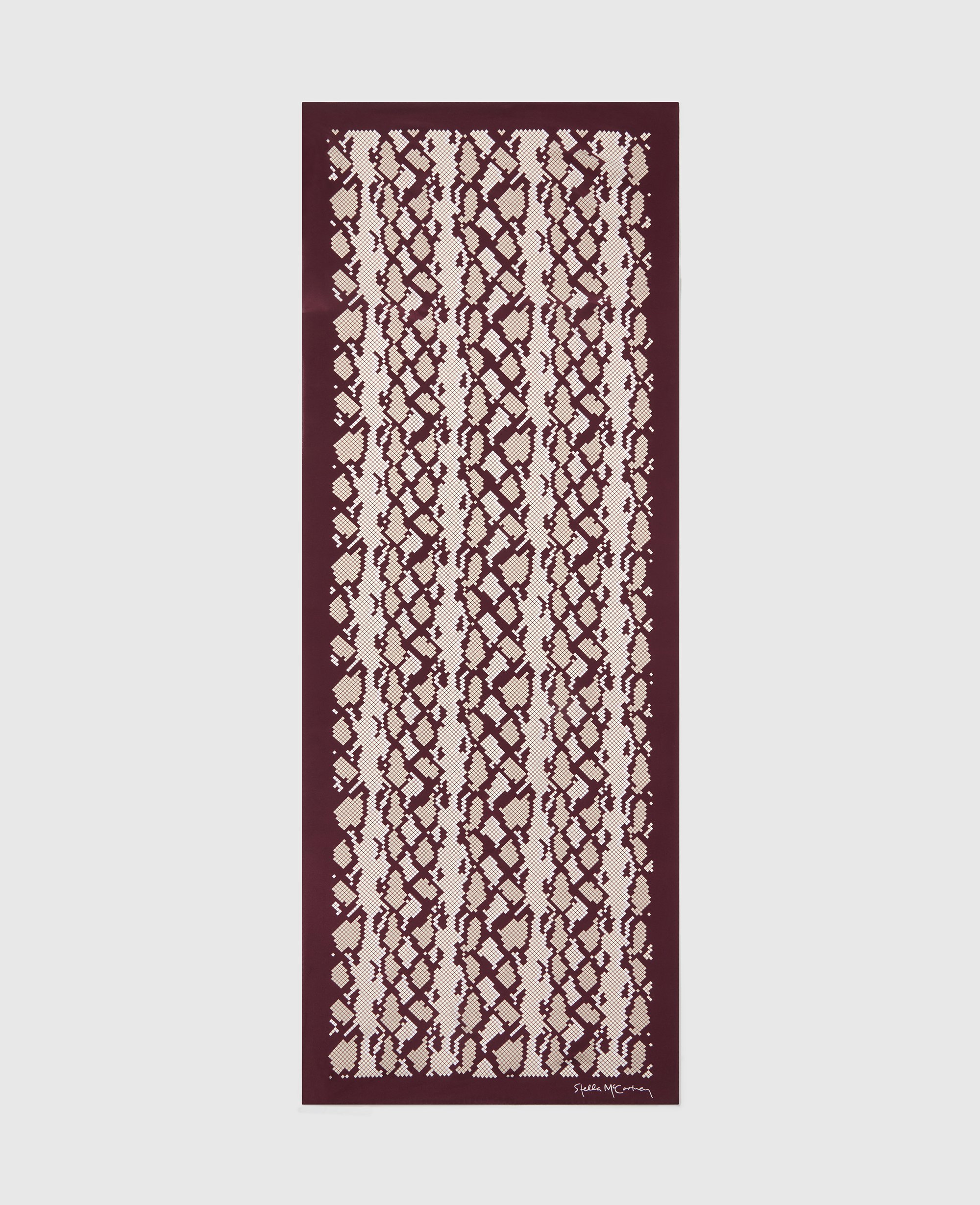 Foulard carre avec imprime serpent, - Stella McCartney - Modalova