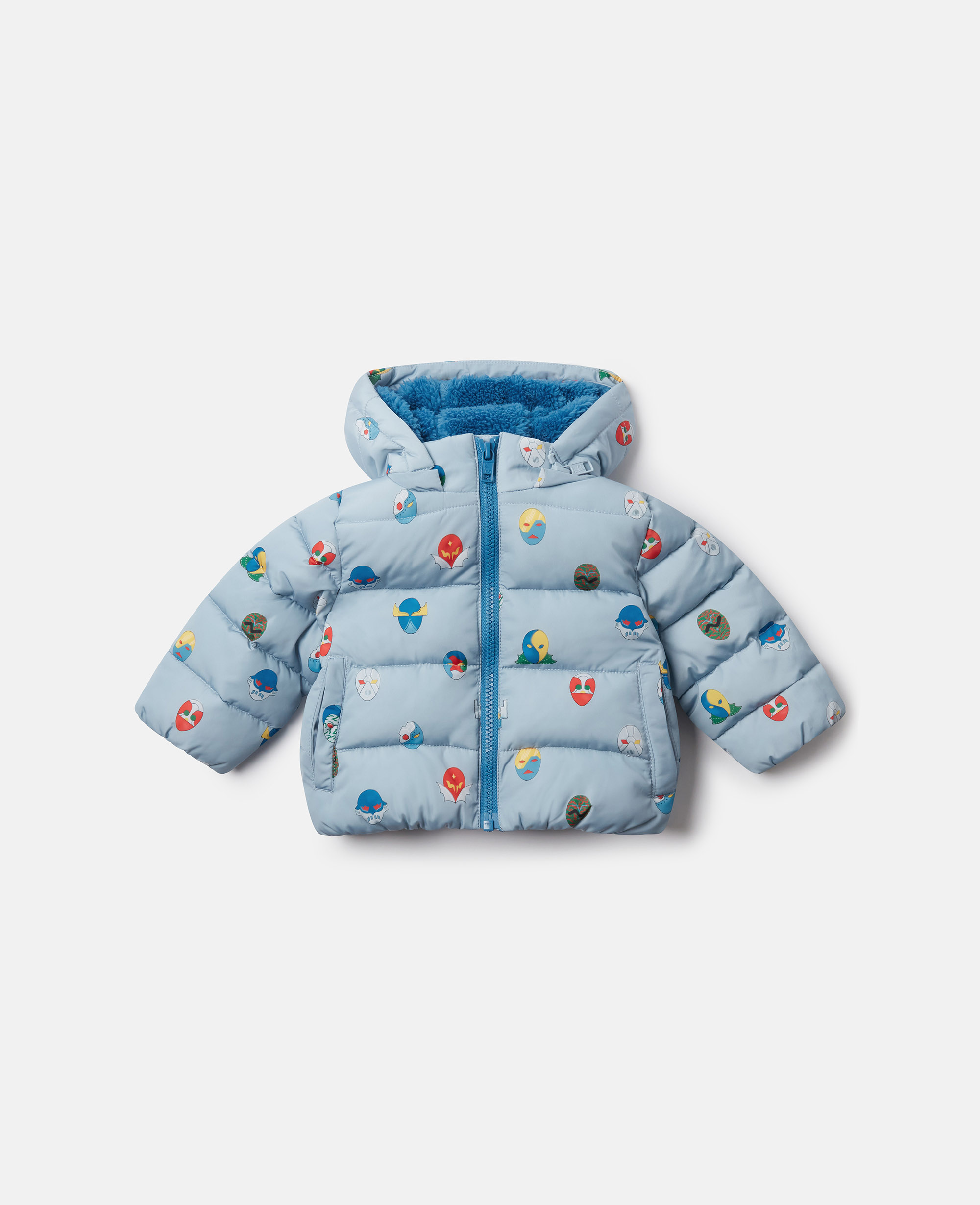Stella McCartney - Superhero Print Puffer Jacket, , Size: 18M
