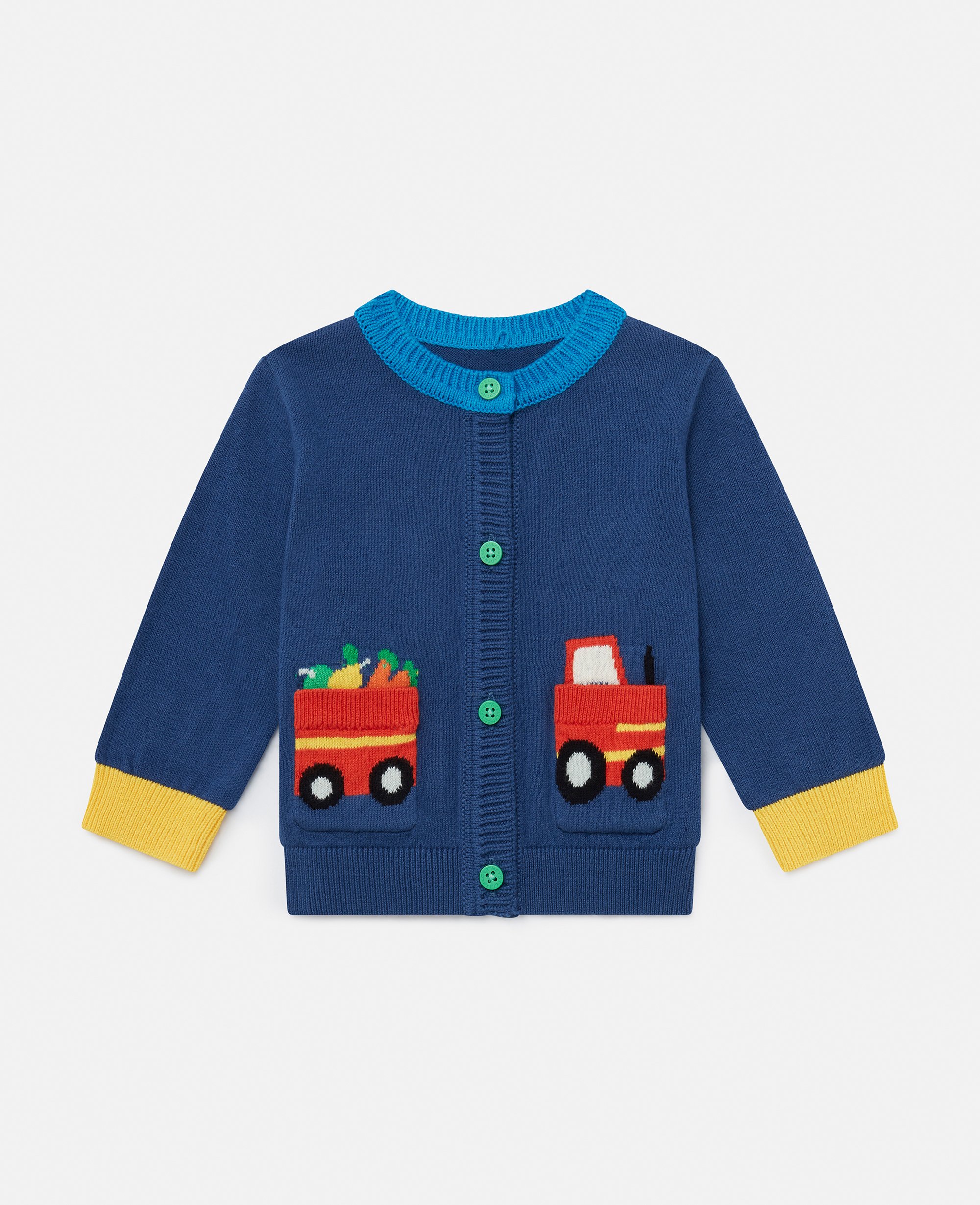 Farmyard Graphic Knitted Cardigan, Woman, , Size: 9m - Stella McCartney - Modalova