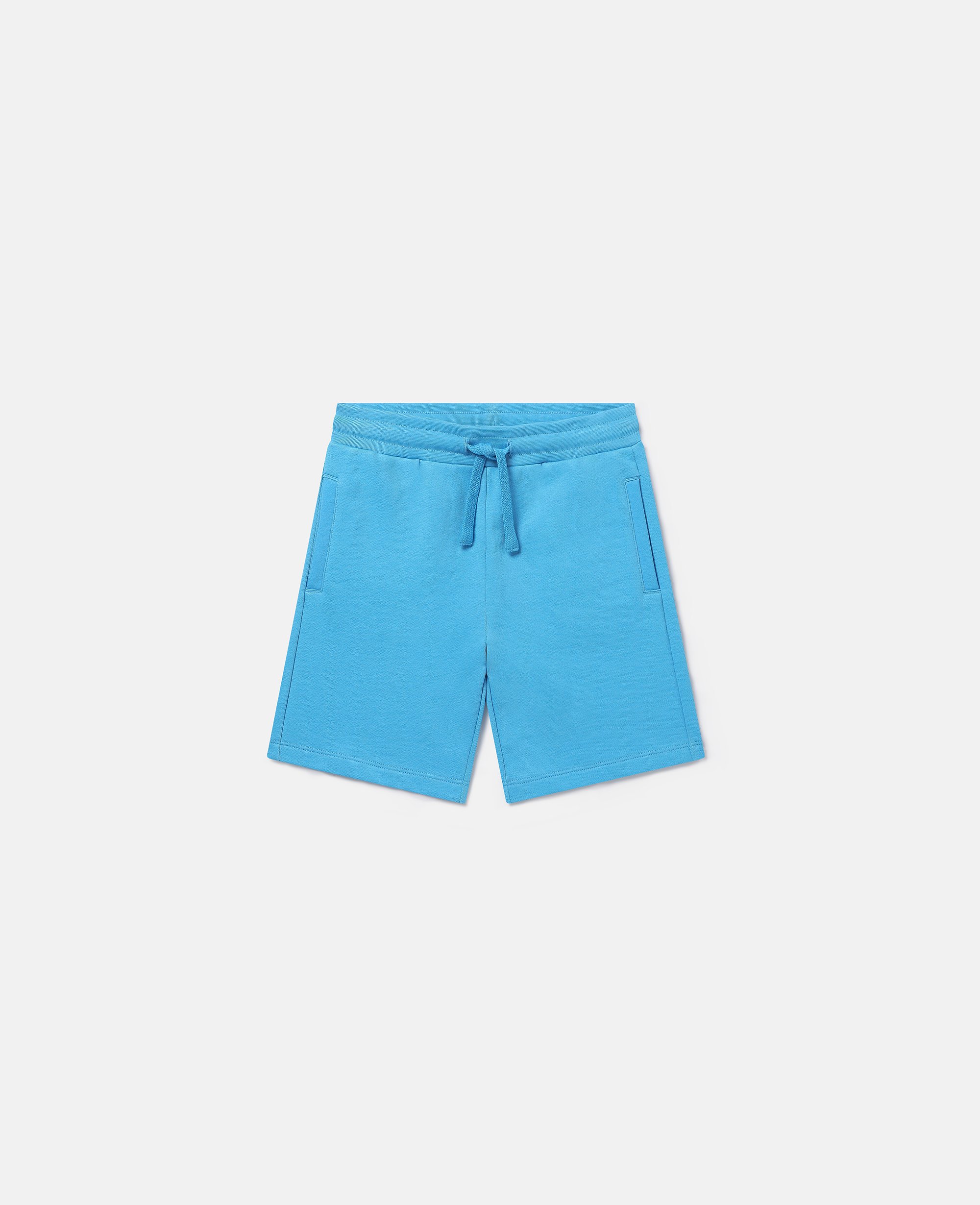 Stella McCartney – Drawstring Shorts, Woman, Turquoise, Size: 10