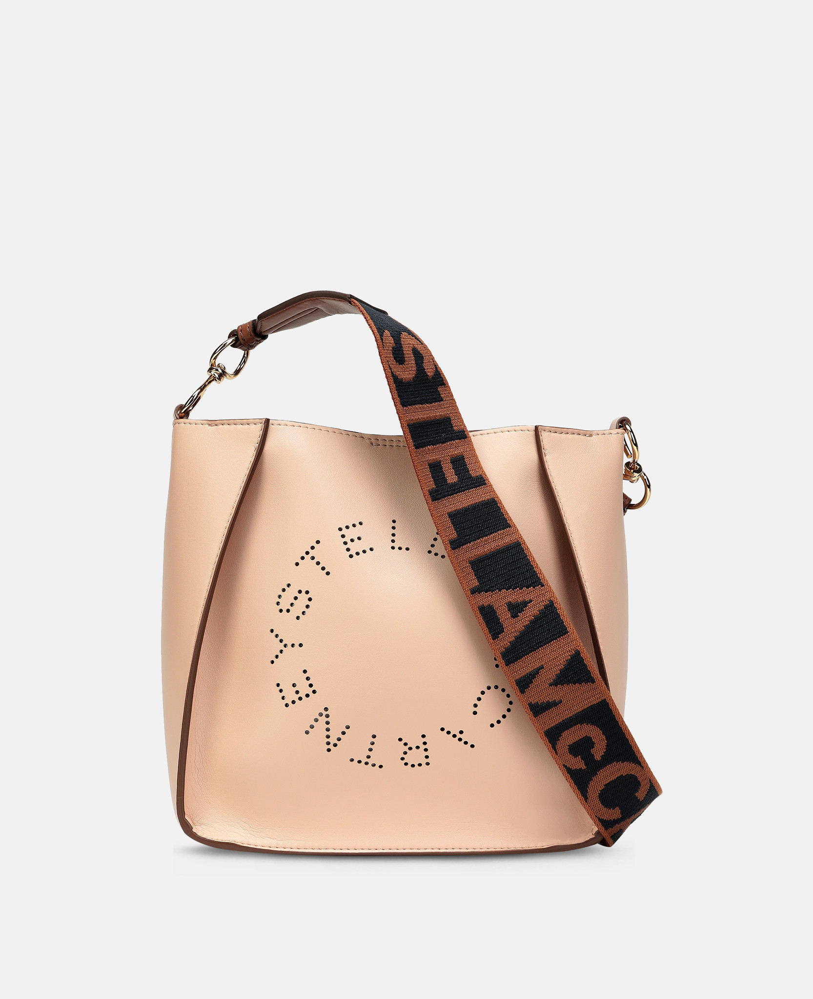 Stella McCartney – Logo Crossbody Bag, Woman, Powder