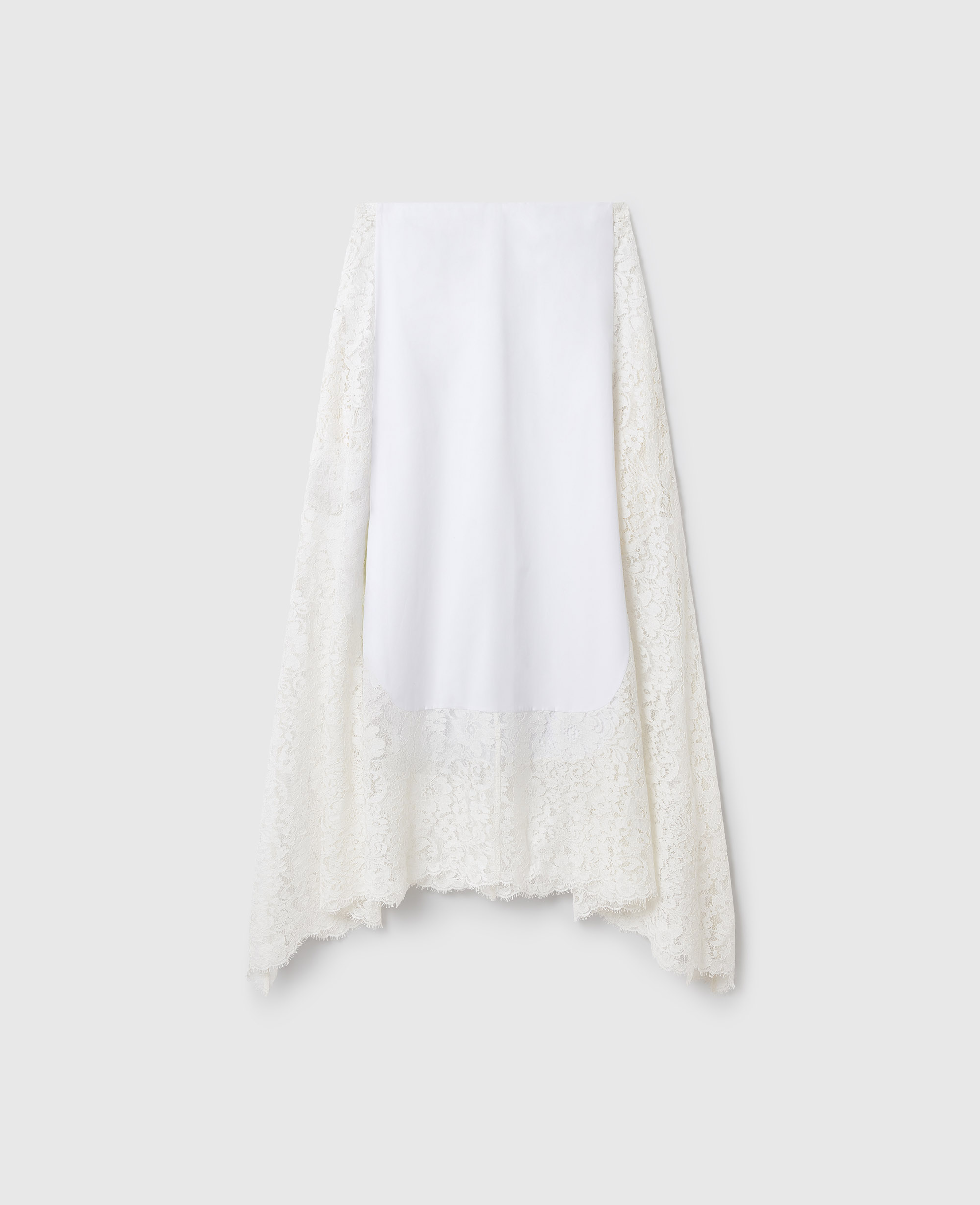Stella McCartney - Midirock mit Spitzen-Einsatz, , Größe: 42