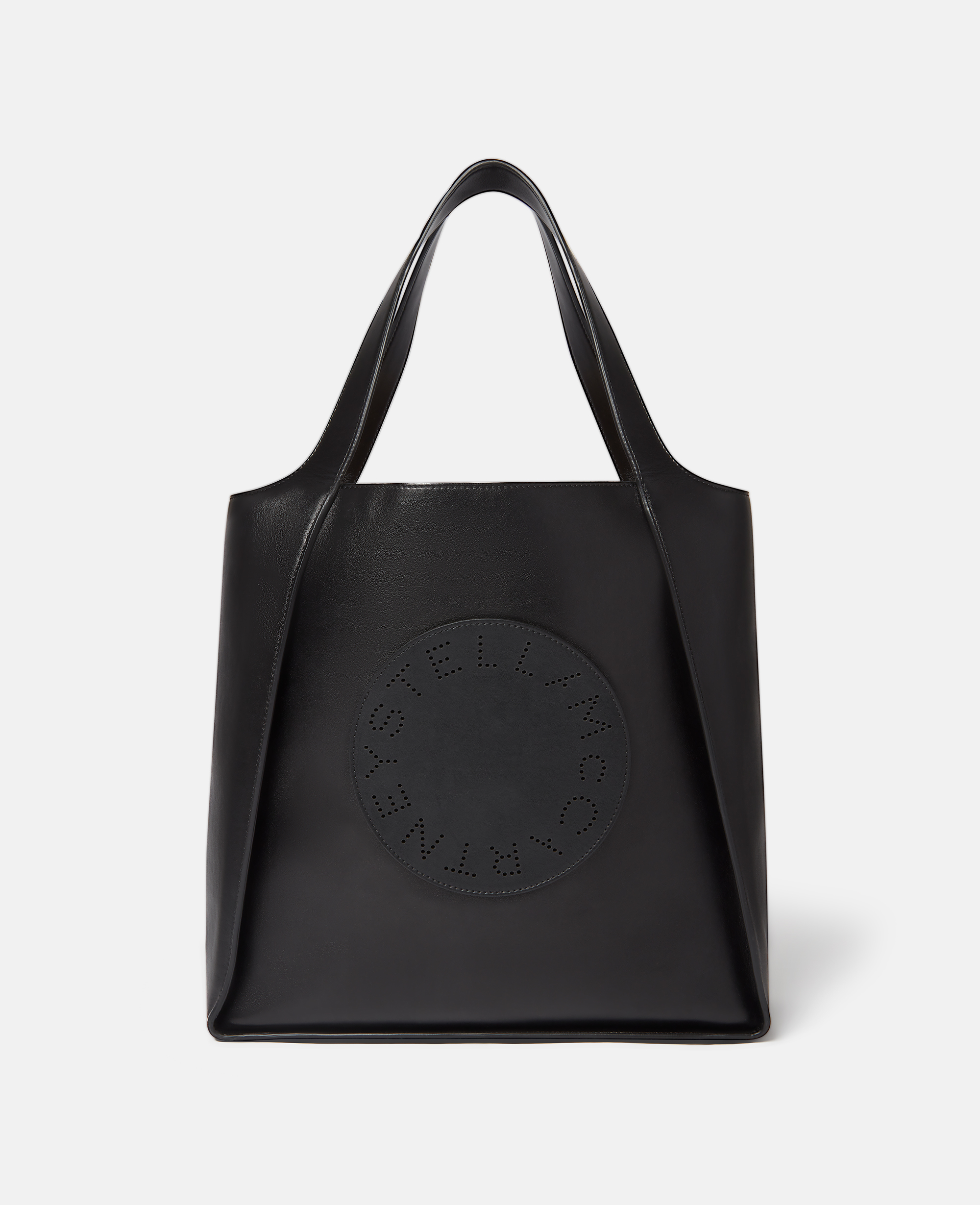 Stella McCartney – Stella Logo Square Tote Bag, Woman, Black
