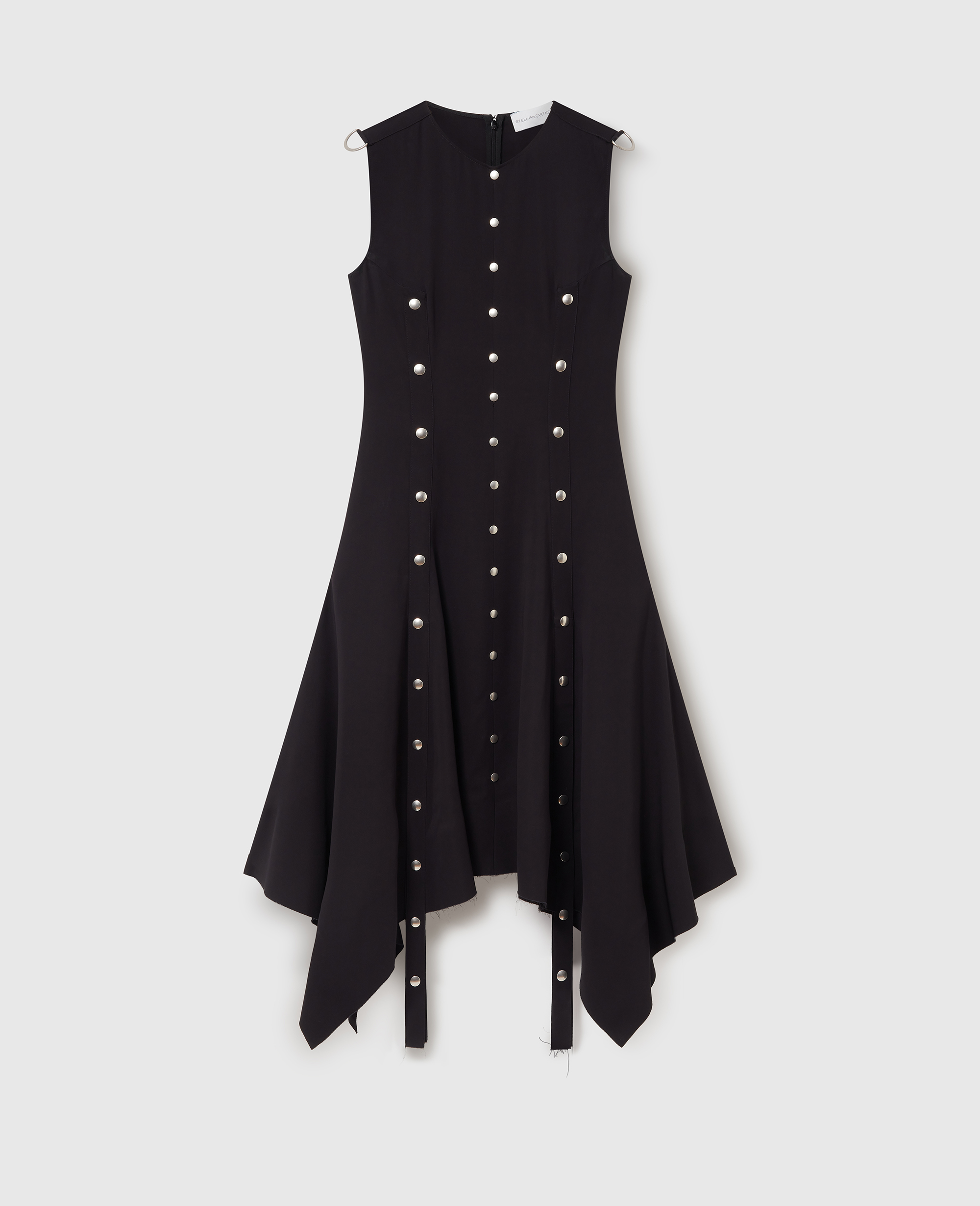 Stella McCartney - Snap-Detail Midi Dress, , Size: 42