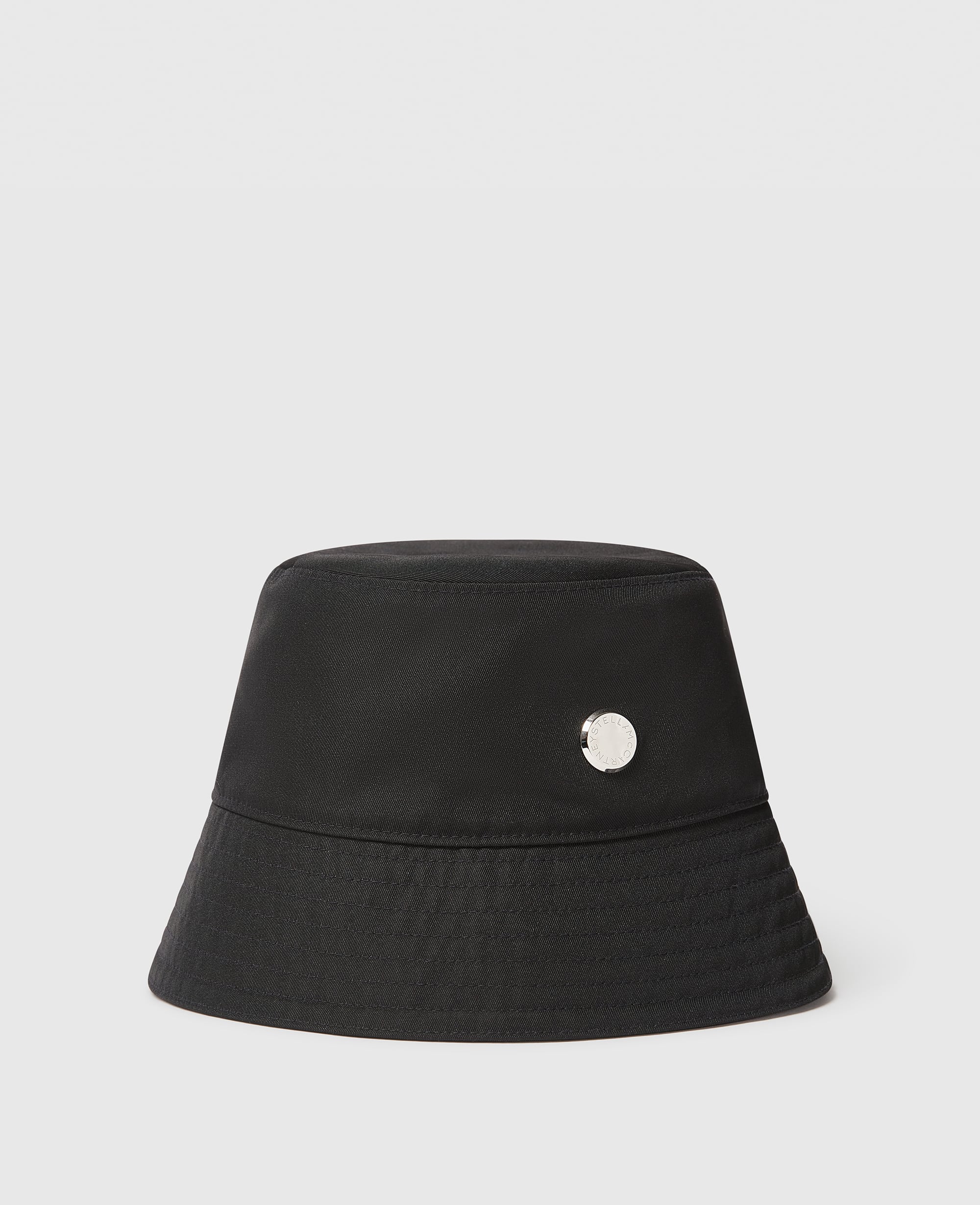 Stella McCartney - Logo Bucket Hat, Woman, Ultra black, Size: 55