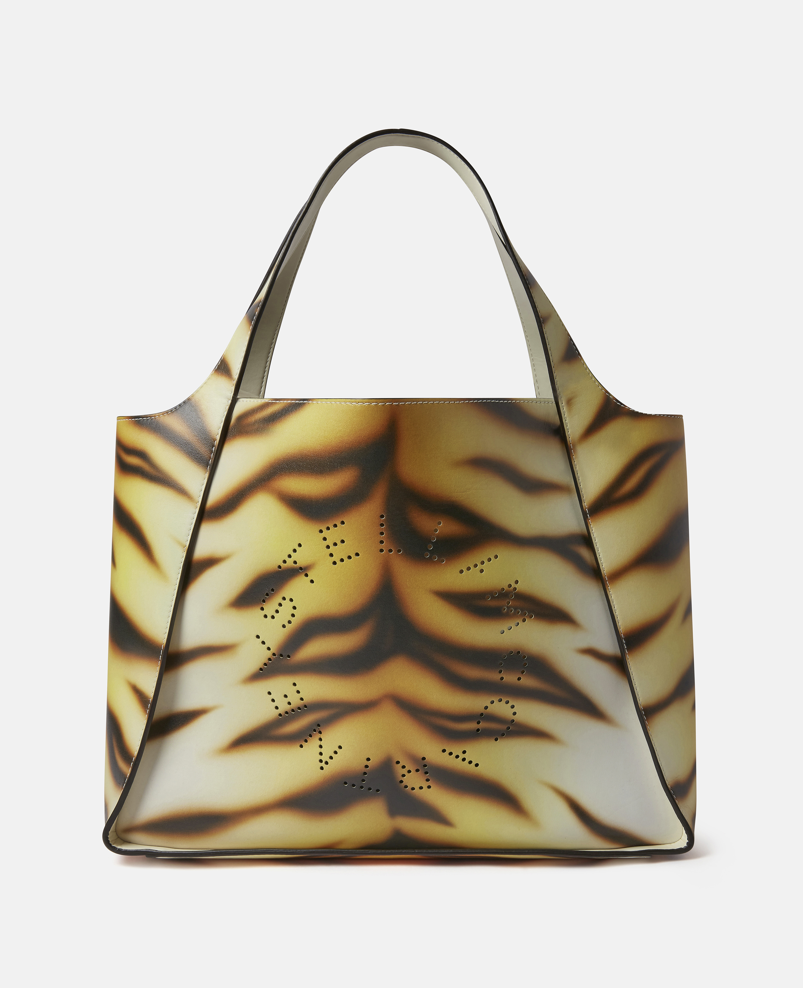 Stella Mc Cartney - Stella Logo Tiger Striped Tote Bag