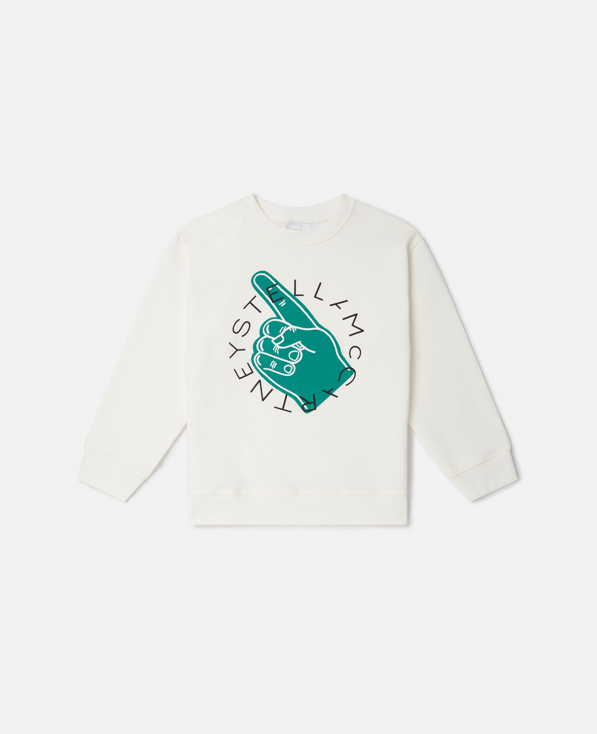 Logo Varsity Graphic Long Sleeve T-Shirt, , Size: 6 - Stella McCartney - Modalova