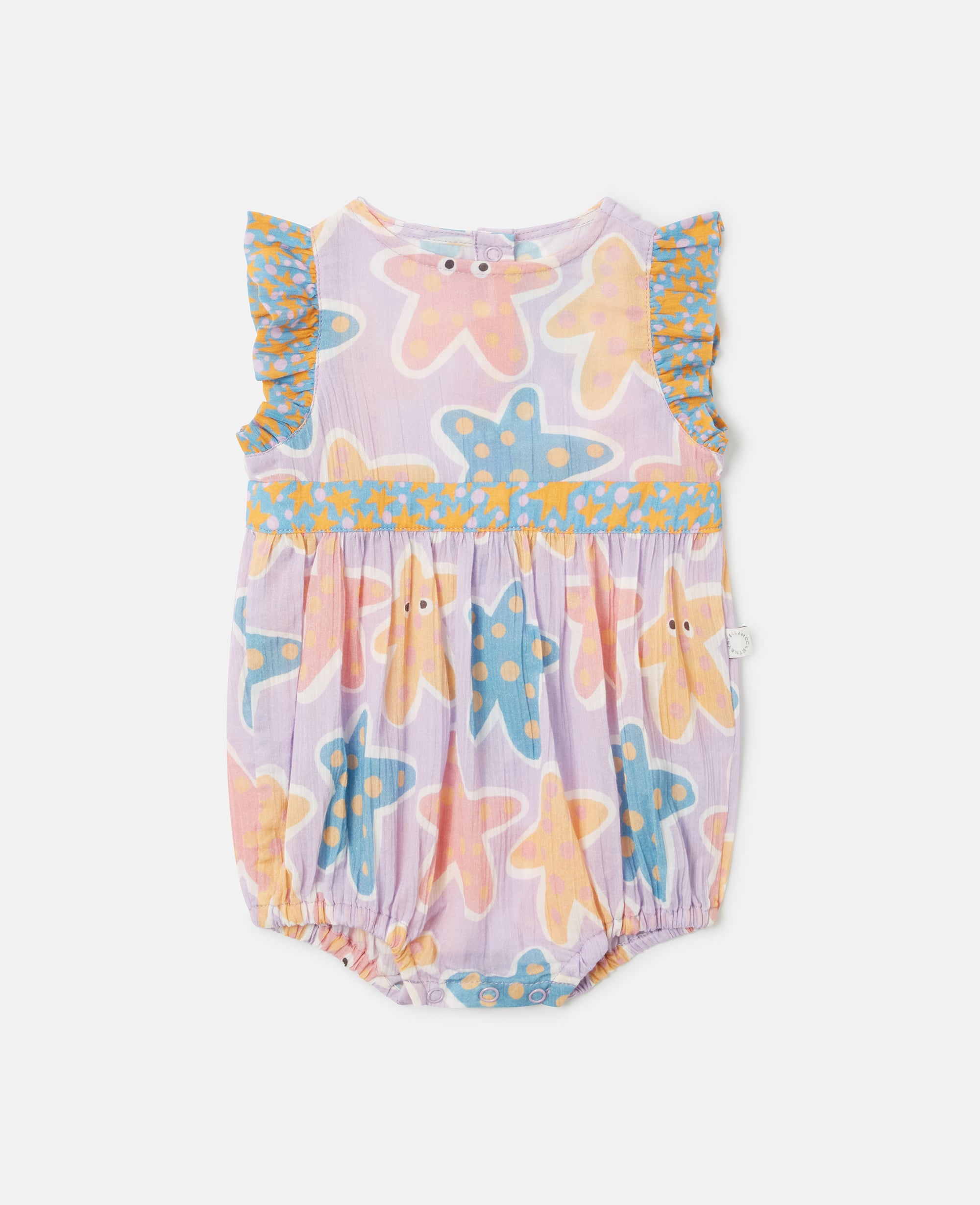 Stella McCartney - Starfish Print Cotton Romper, , Size: 3m