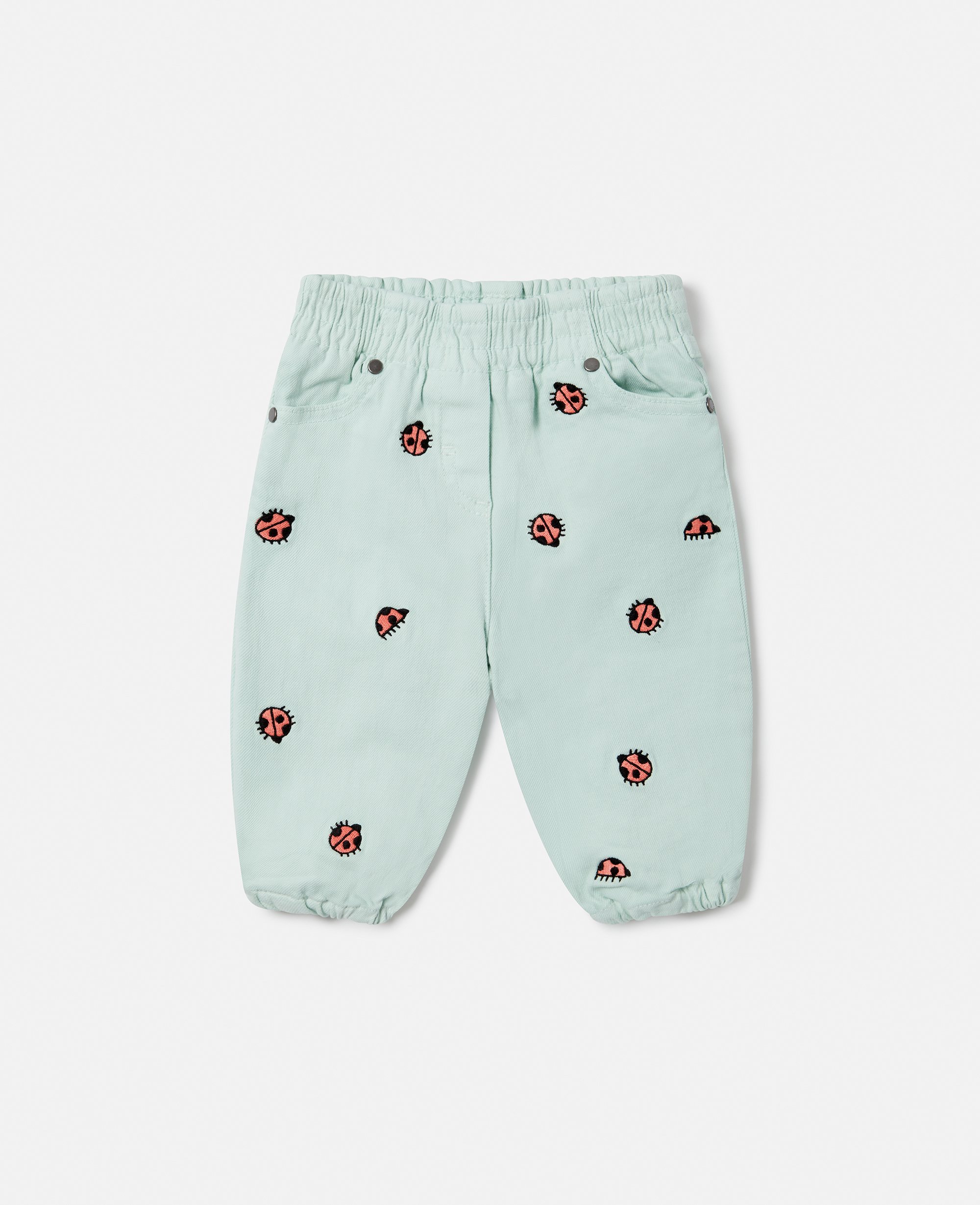 Ladybird Elasticated Denim Jeans, , Size: 3m - Stella McCartney - Modalova