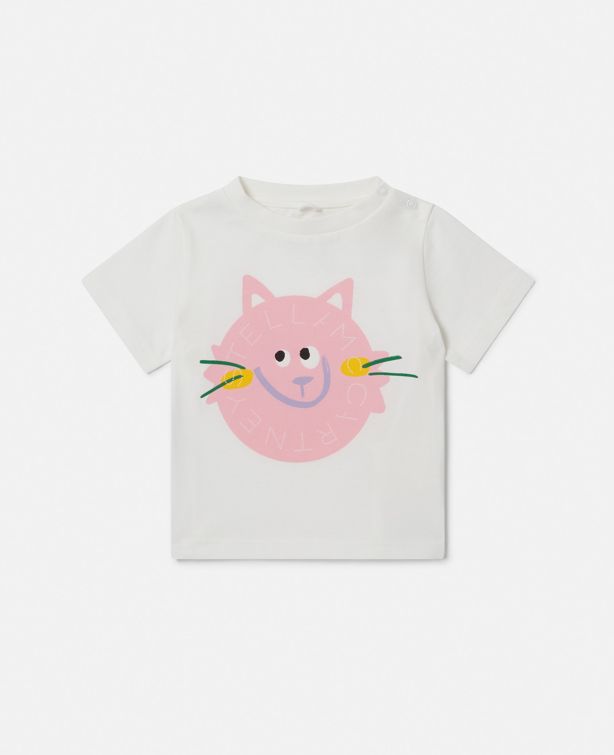 Cat Graphic T-Shirt, , Size: 24m - Stella McCartney - Modalova