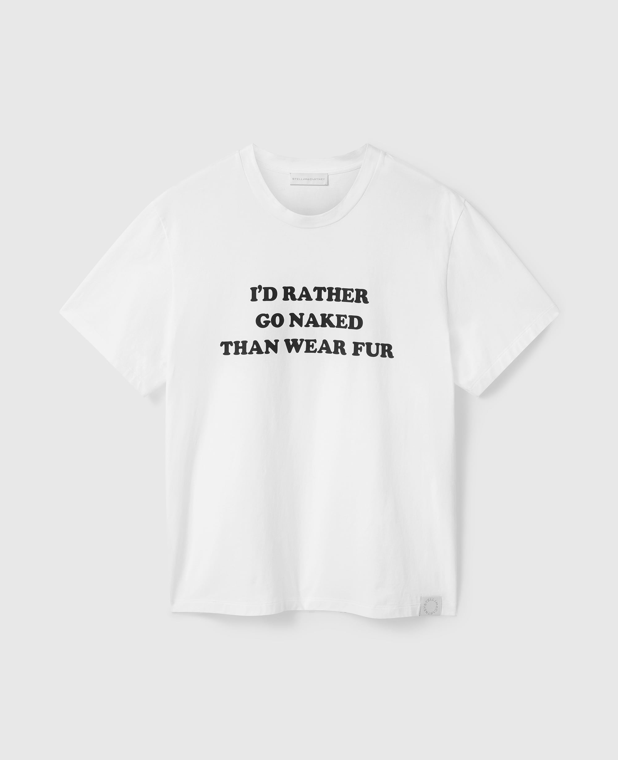 Stella McCartney - T-Shirt Rather Go Naked", , Größe: S