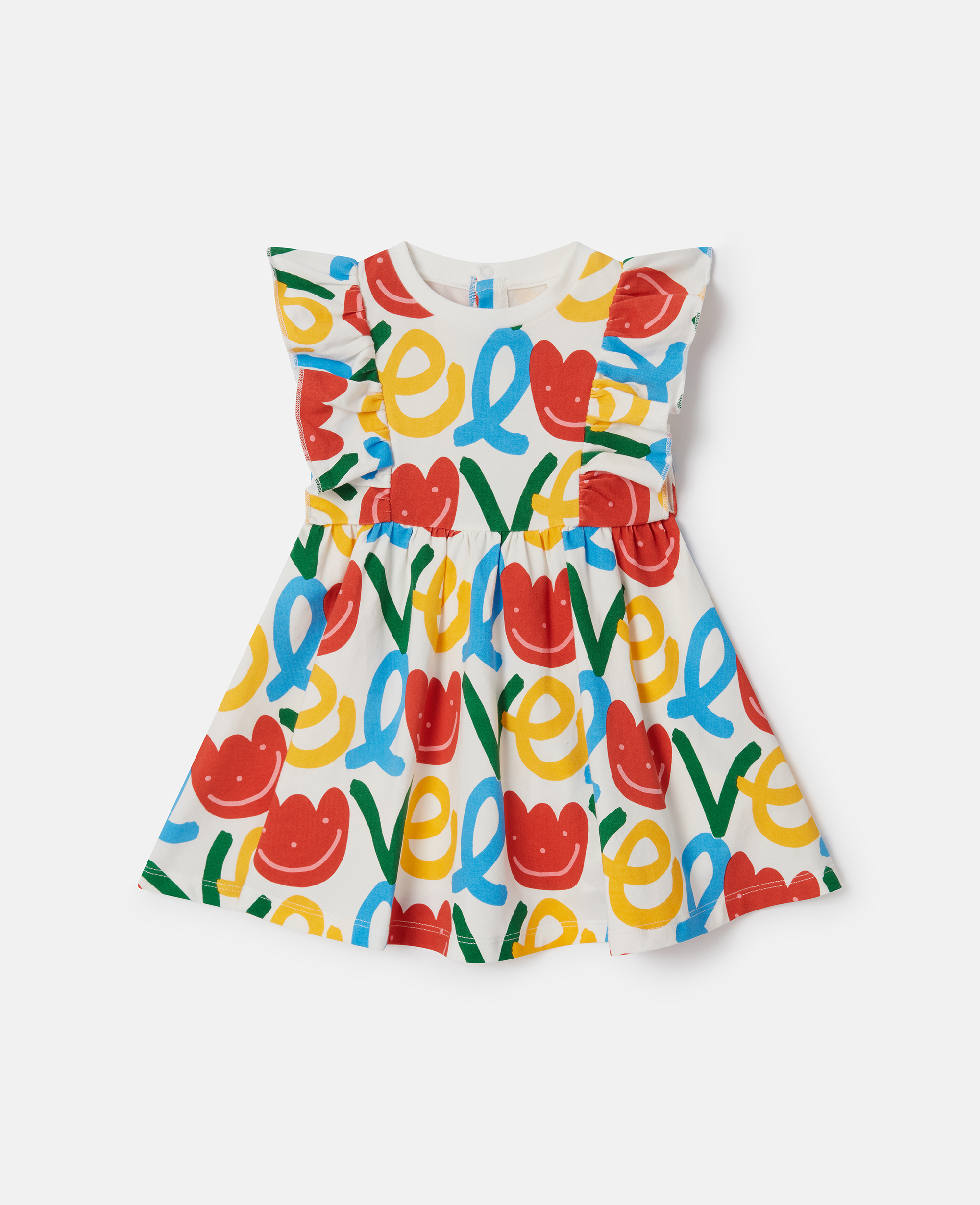 Stella McCartney - All-Over Floral Cotton Dress, , Size: 6m