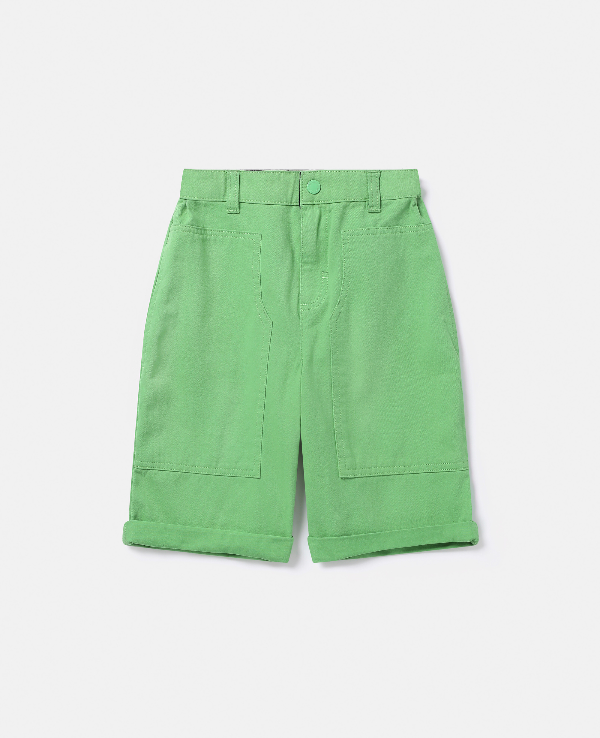 Stella McCartney – Cargo Shorts, Woman, Green, Size: 12