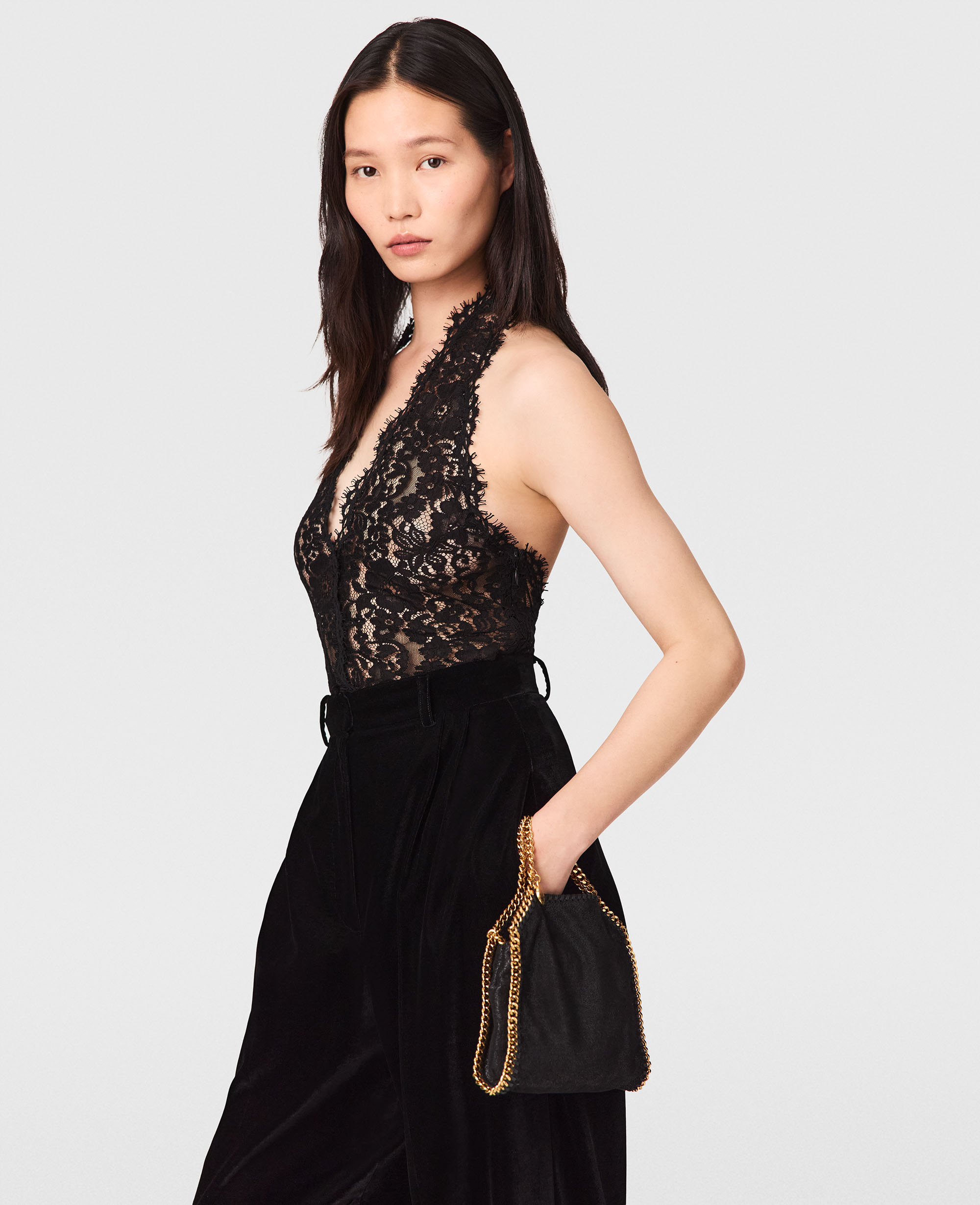 Stella McCartney - Neckholder-Top aus Spitze, , Größe: 40