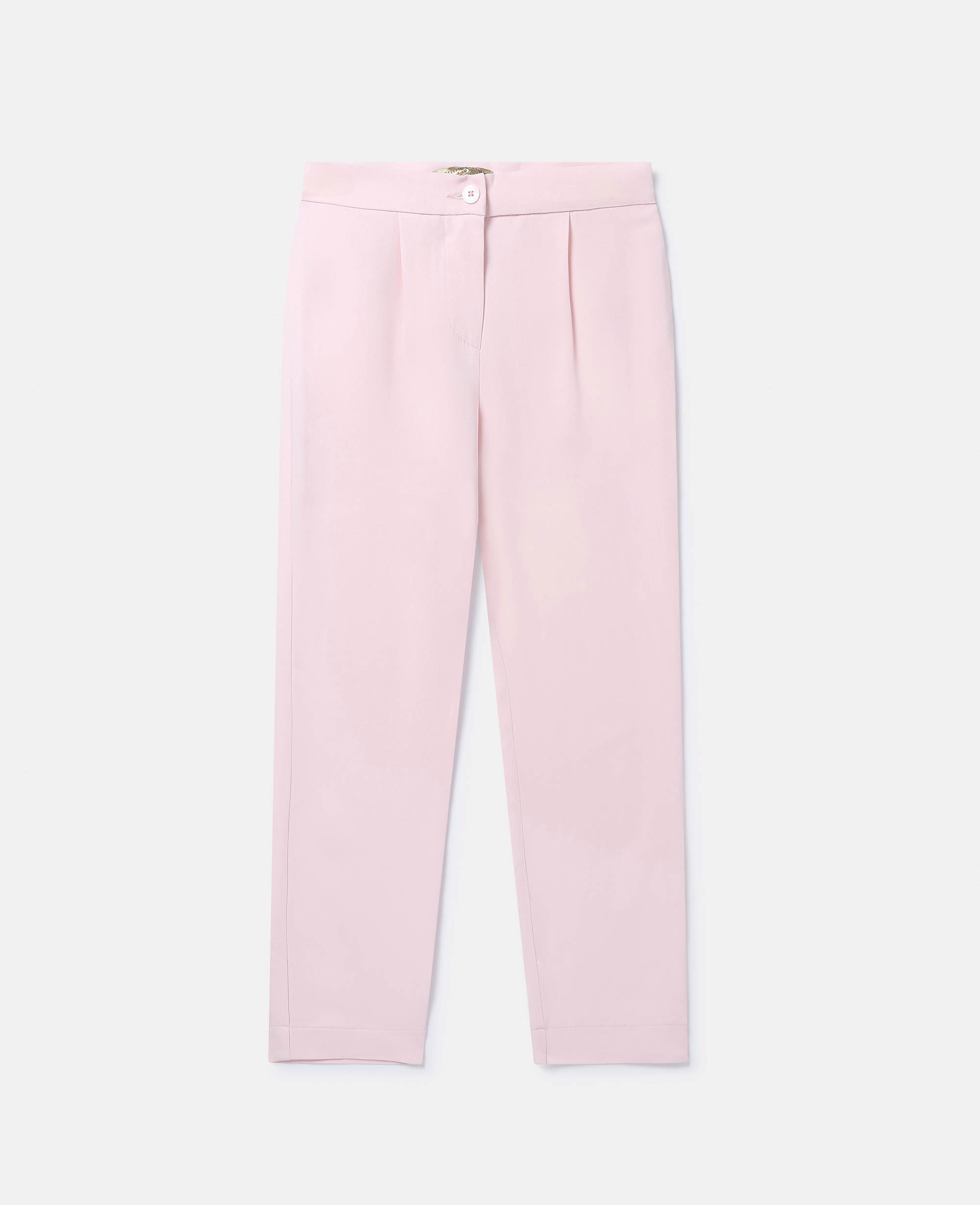 Stella Mccartney Kids' Pleat Front Tailored Trousers In Pink