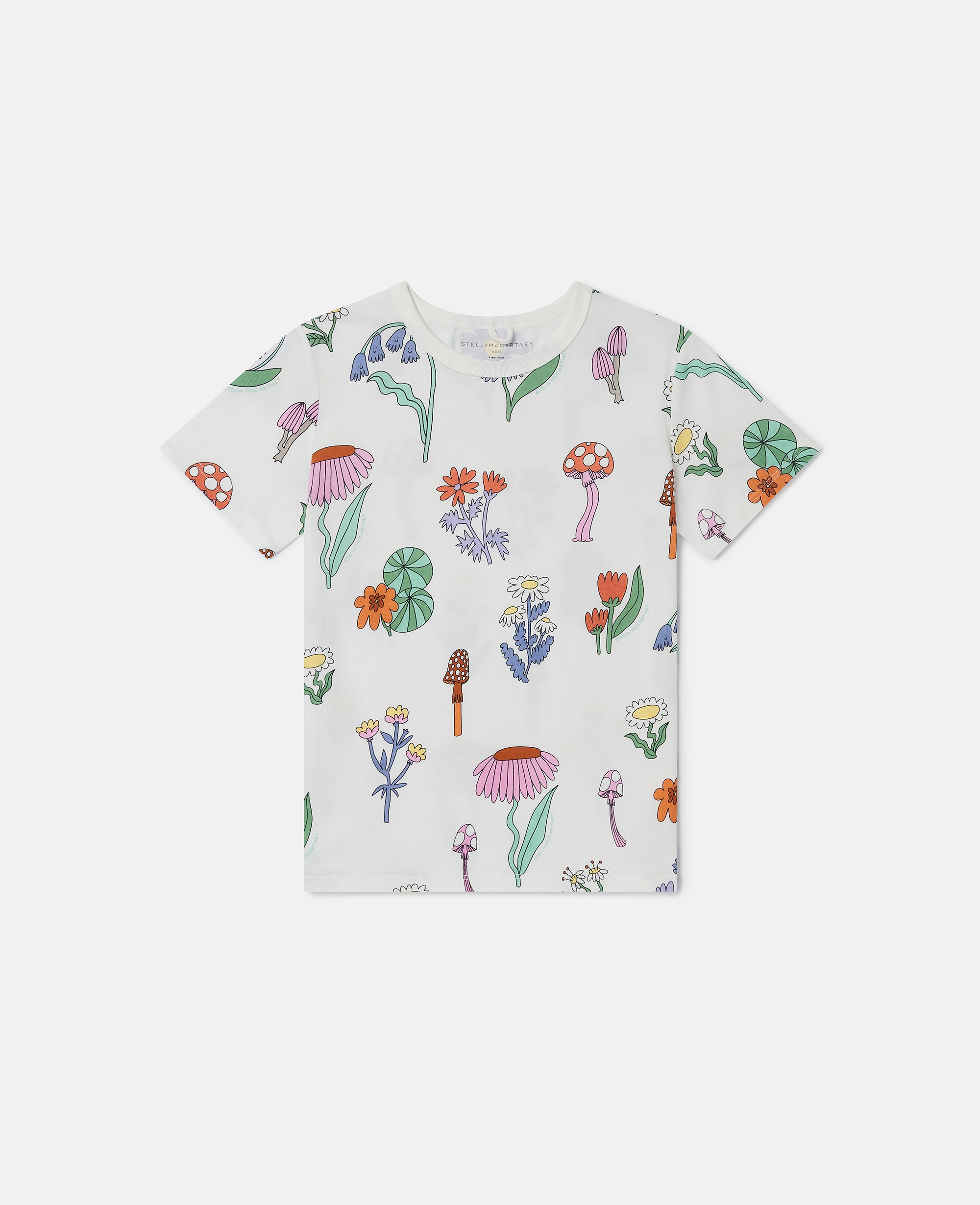 Woodland Print Crewneck T-Shirt, , Size: 10 - Stella McCartney - Modalova