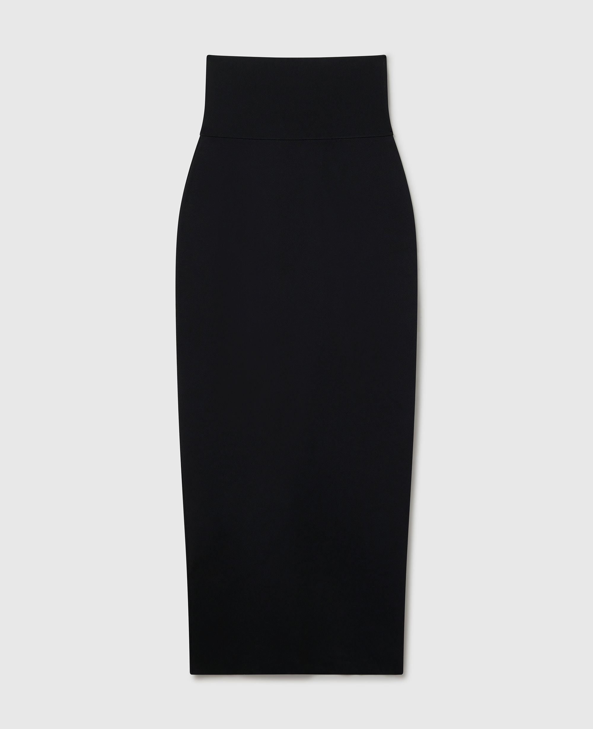 Stella Mccartney Miracle Compact-knit Midi Skirt In Black