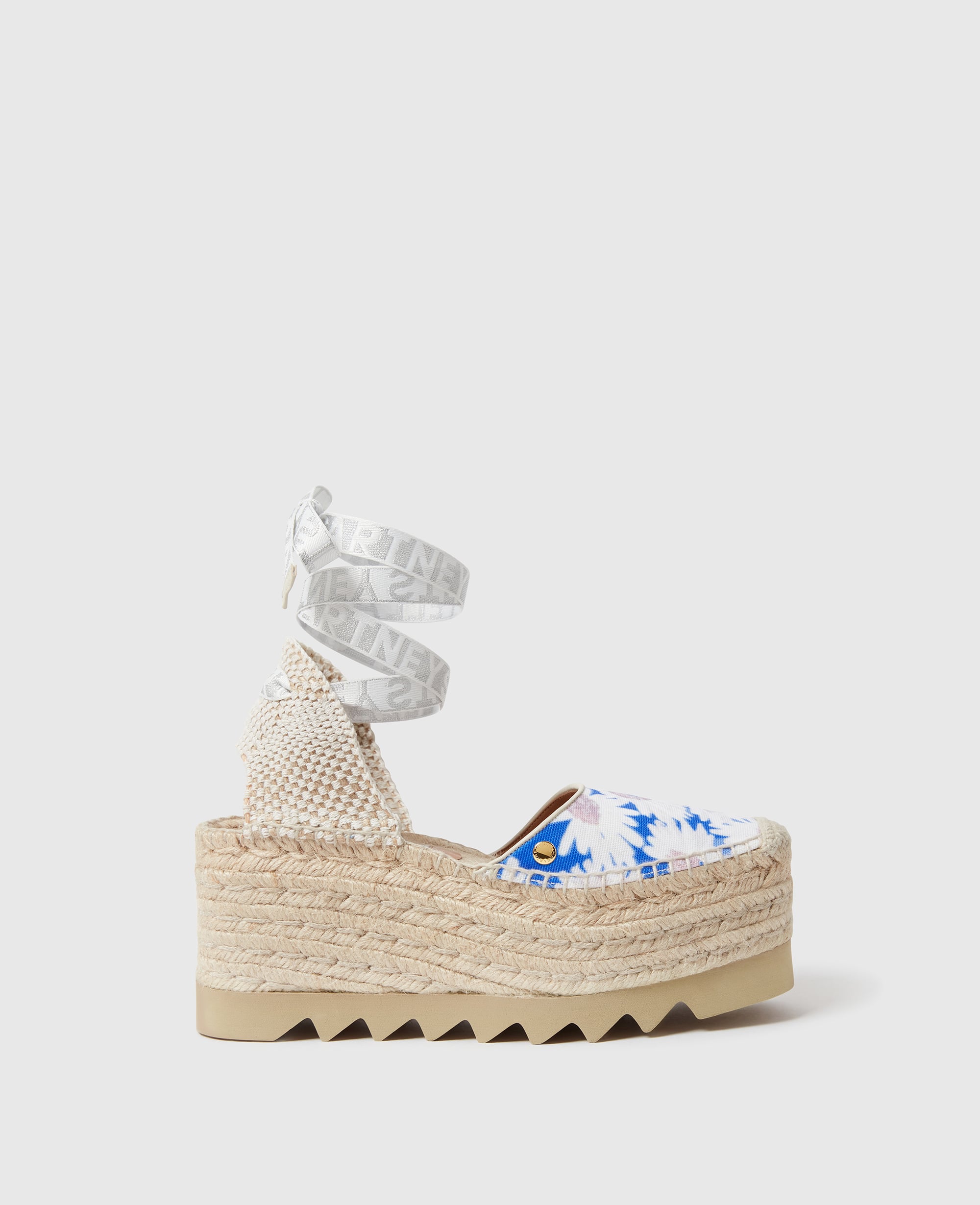Stella McCartney - Gaia Daisy Print Espadrilles, , Size: 38