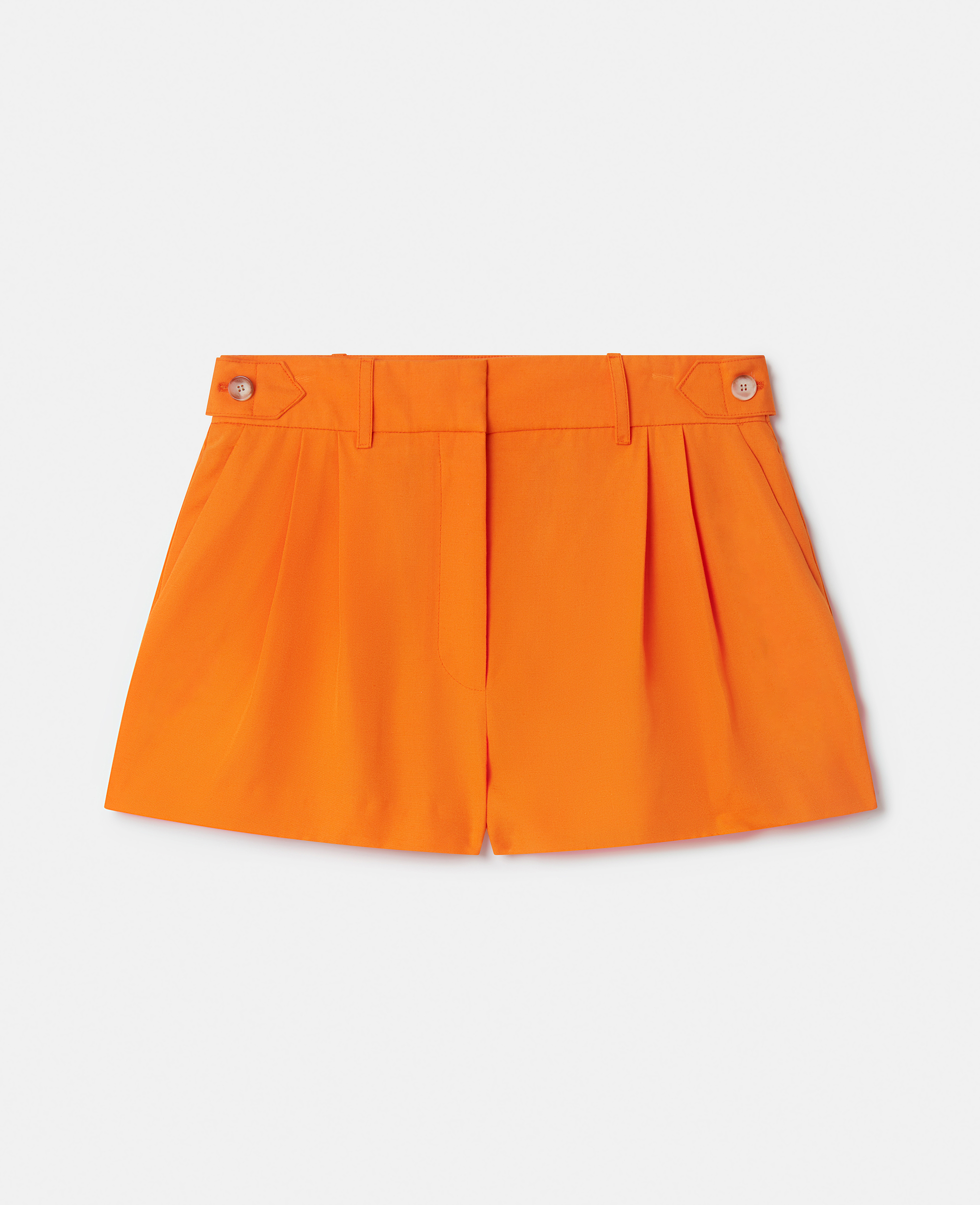 Stella Mccartney Tailored Shorts In Bright Orange