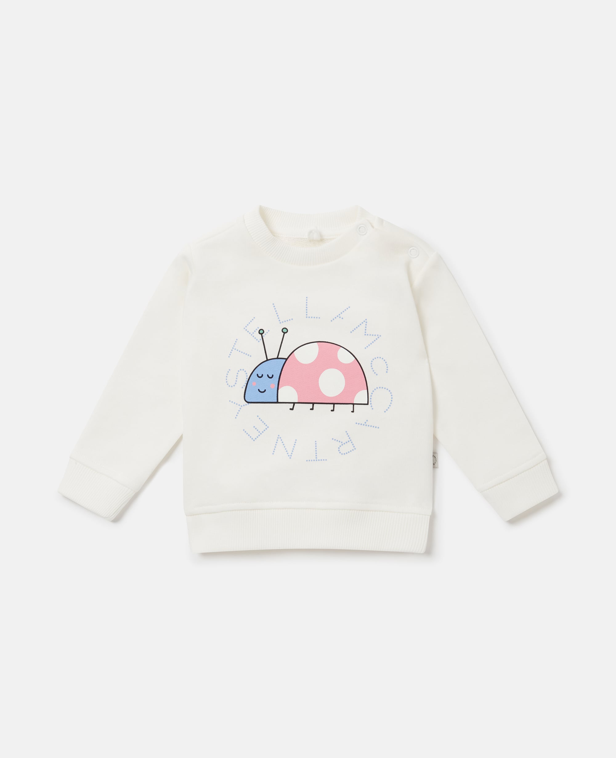 Stella McCartney - Ladybird Graphic Sweatshirt, Woman, Ivory, Size: 36m