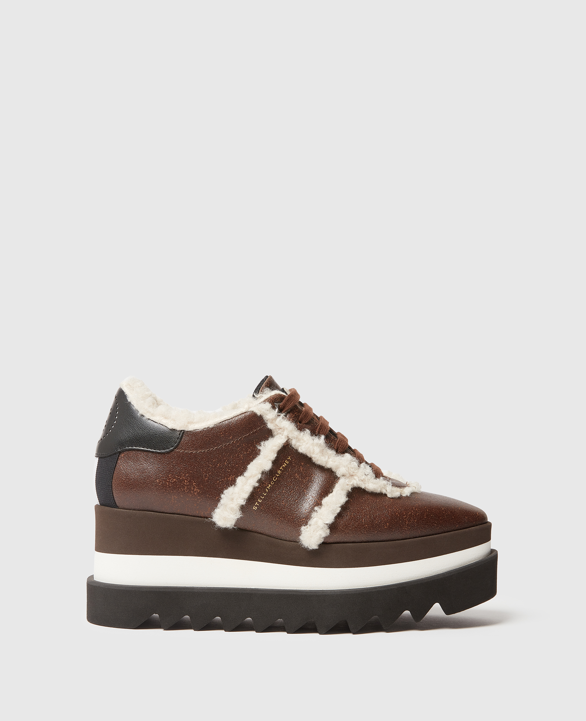 Stella McCartney - Vegan Plush-Lined Sneak-Elyse, , Size: 39