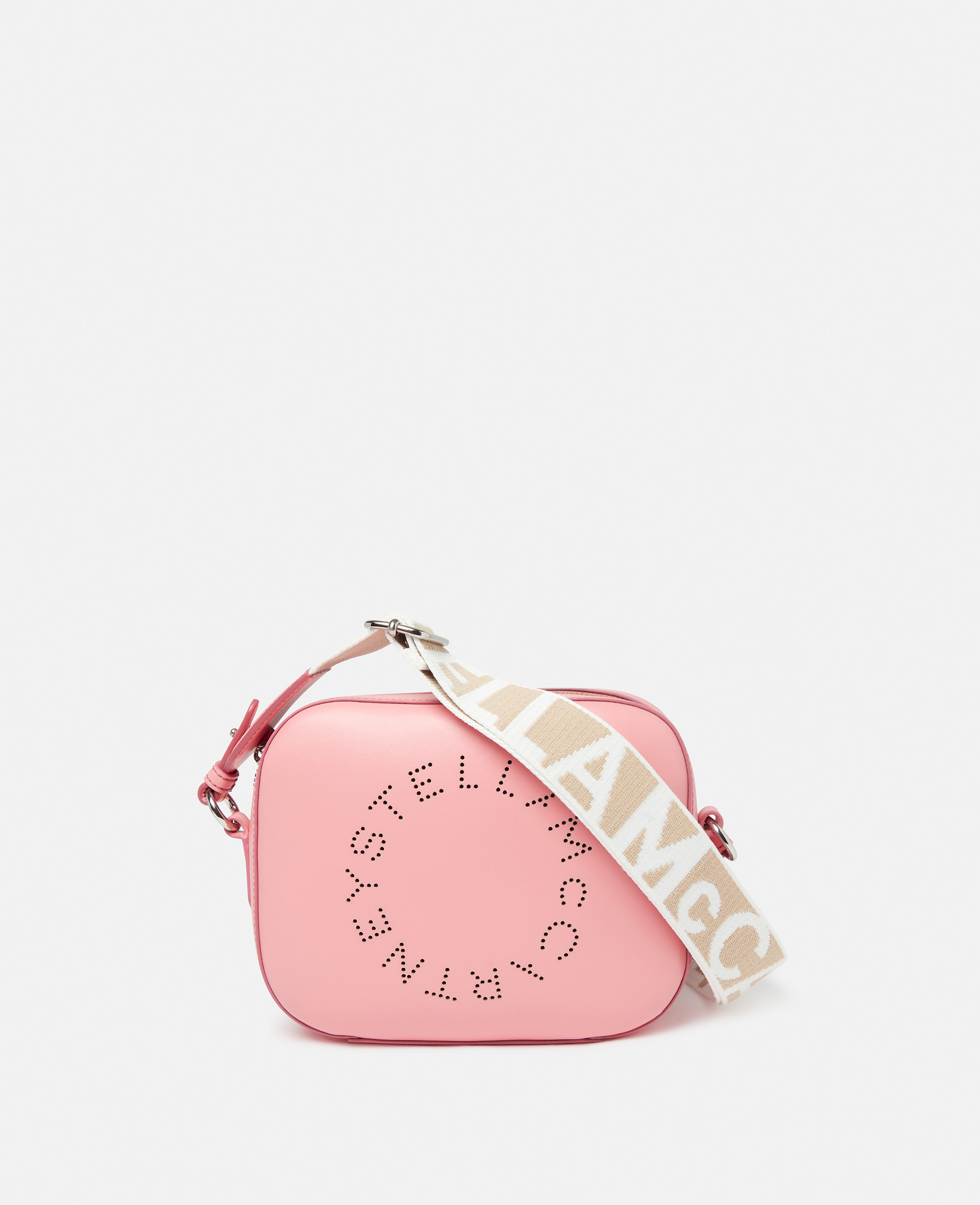 Stella Mccartney Stella Logo Mini Bag In Bellini Rose