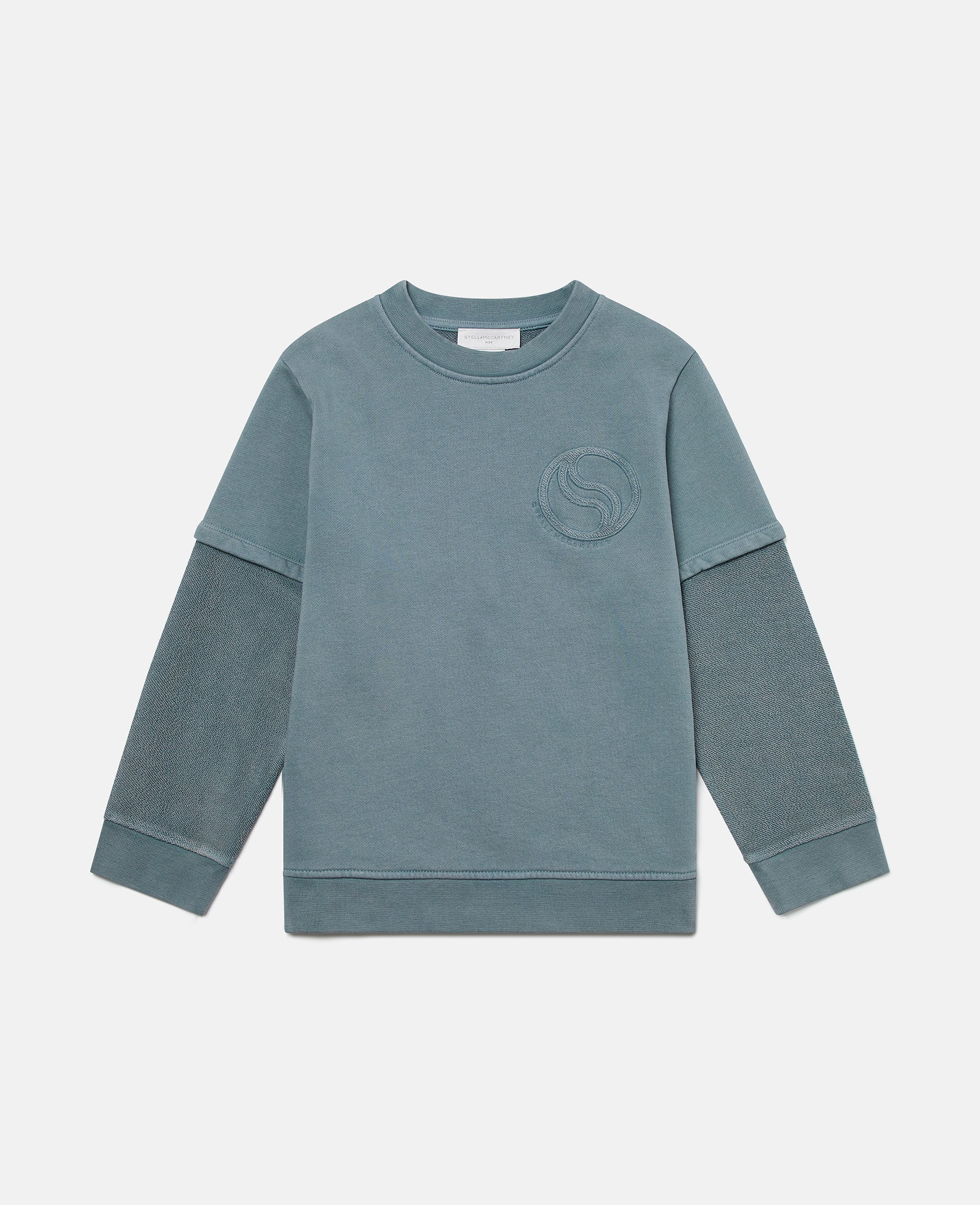 Stella McCartney - Blaues Sweatshirt mit Block-Optik, , Größe: 5