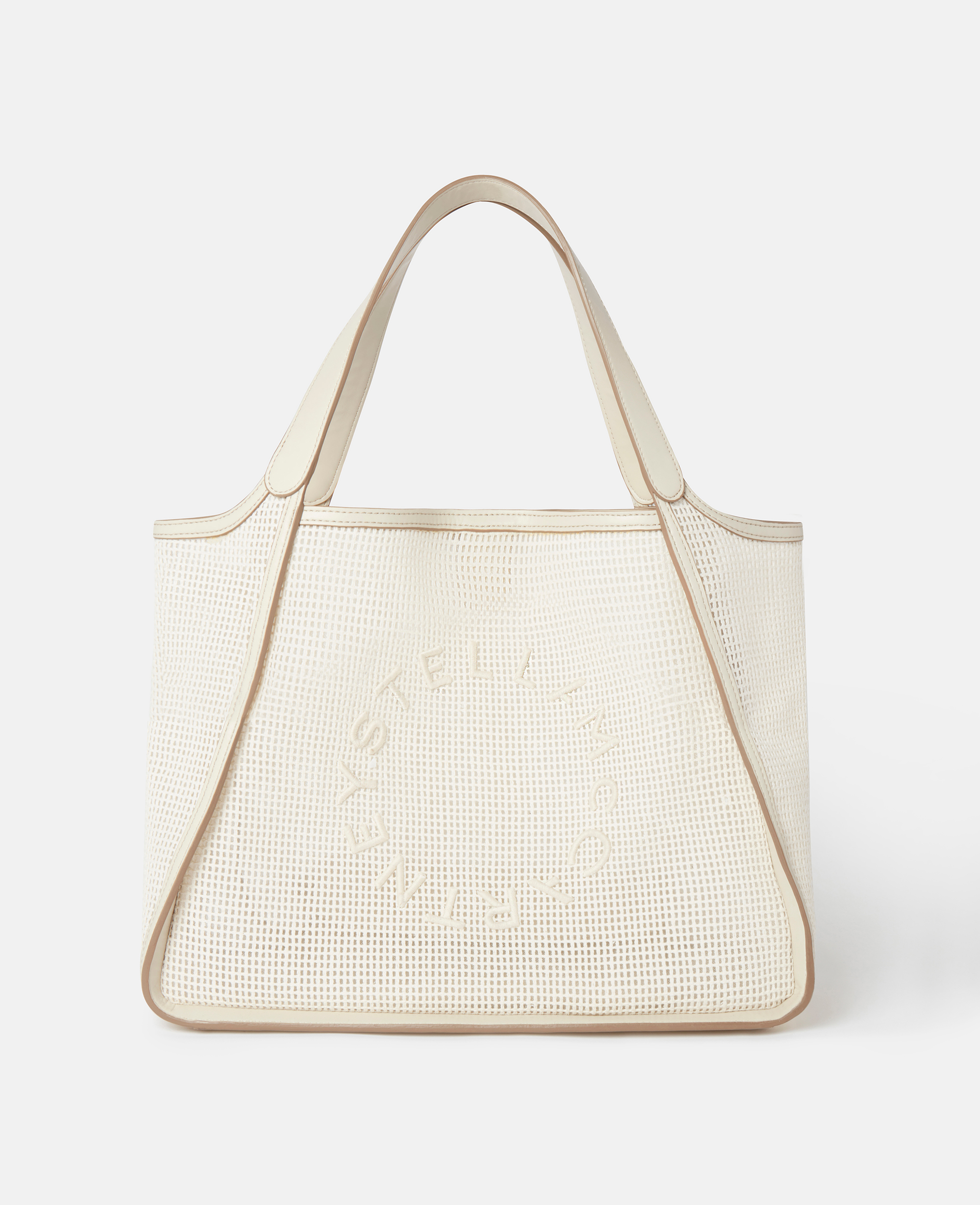 Stella McCartney – Logo Tote Bag, Woman, Magnolia white