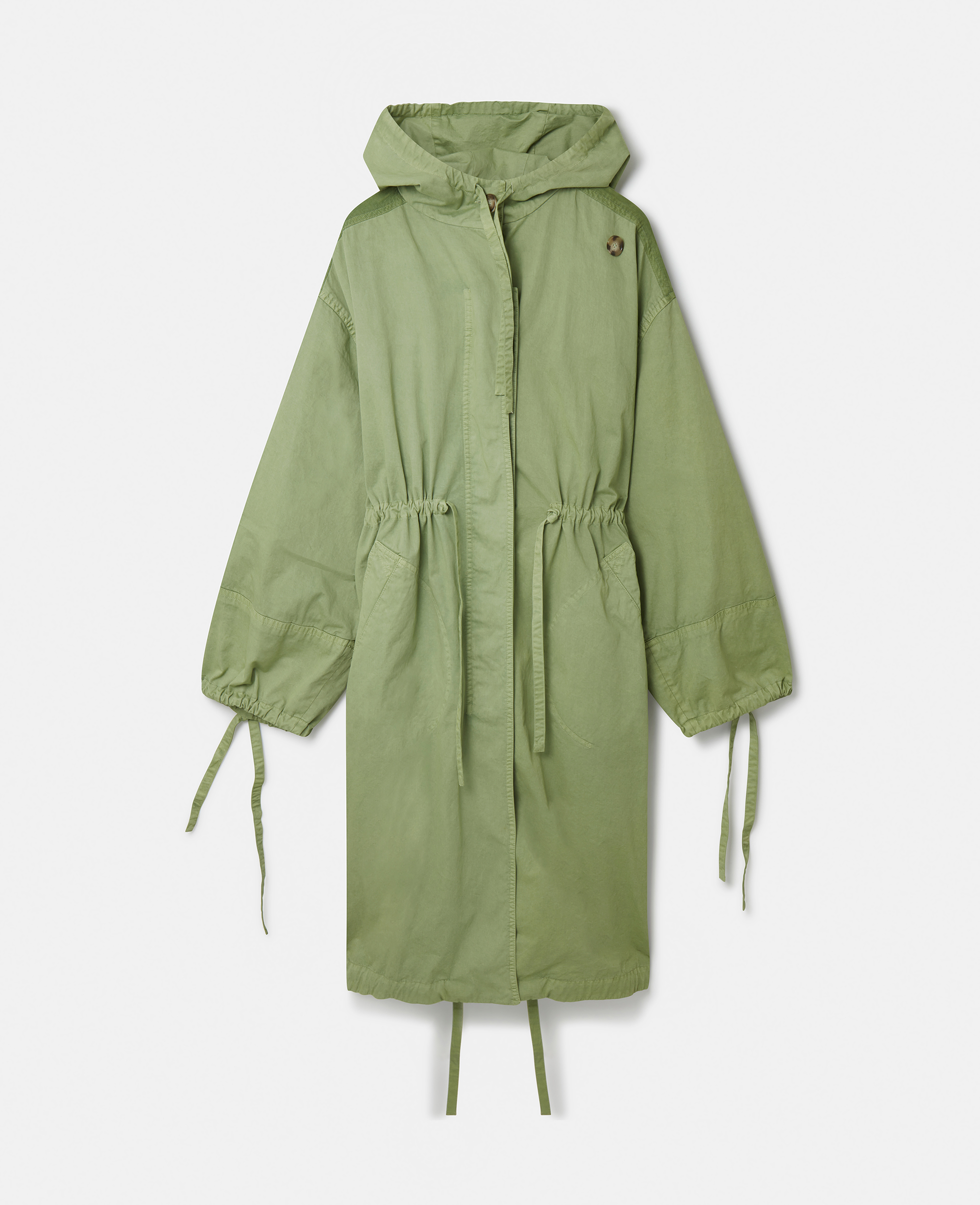 Stella McCartney - Organic Cotton Drawstring Parka, , Size: 38