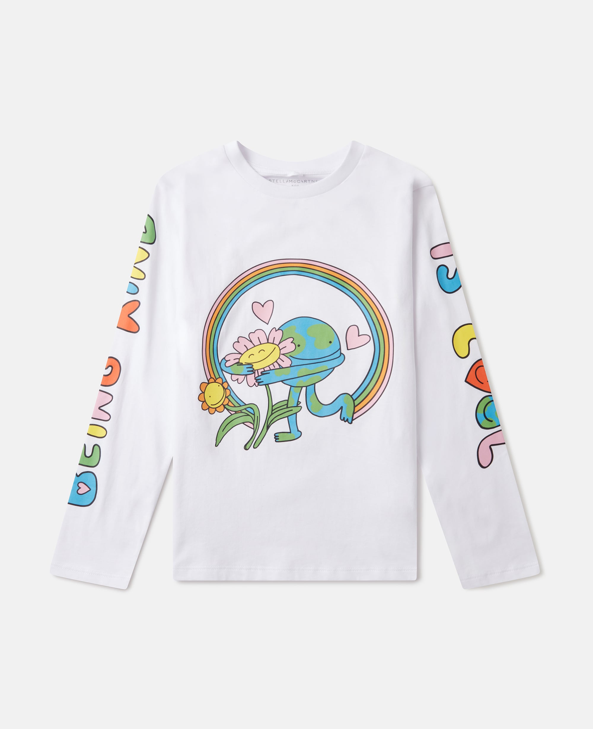 Stella McCartney - Earth Friends Graphic Long-Sleeve Top, , Size: 8