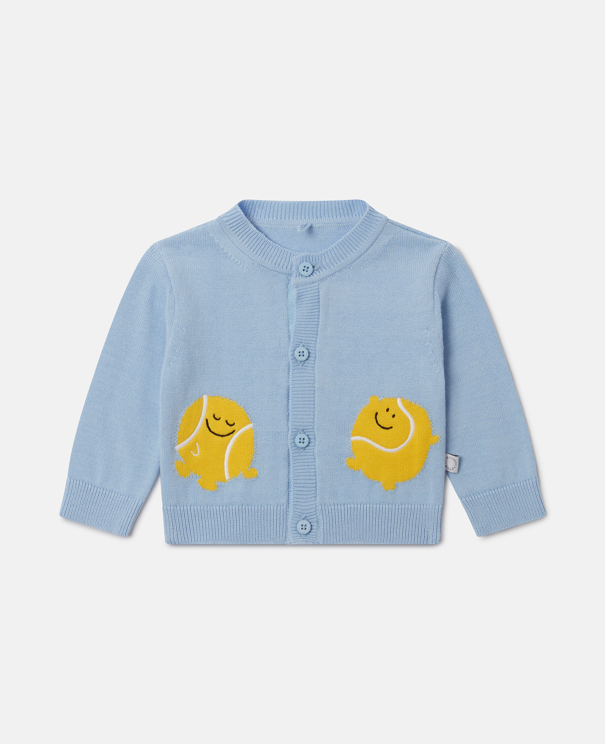 Stella McCartney - Tennis Ball Appliqué Cardigan, , Size: 9m