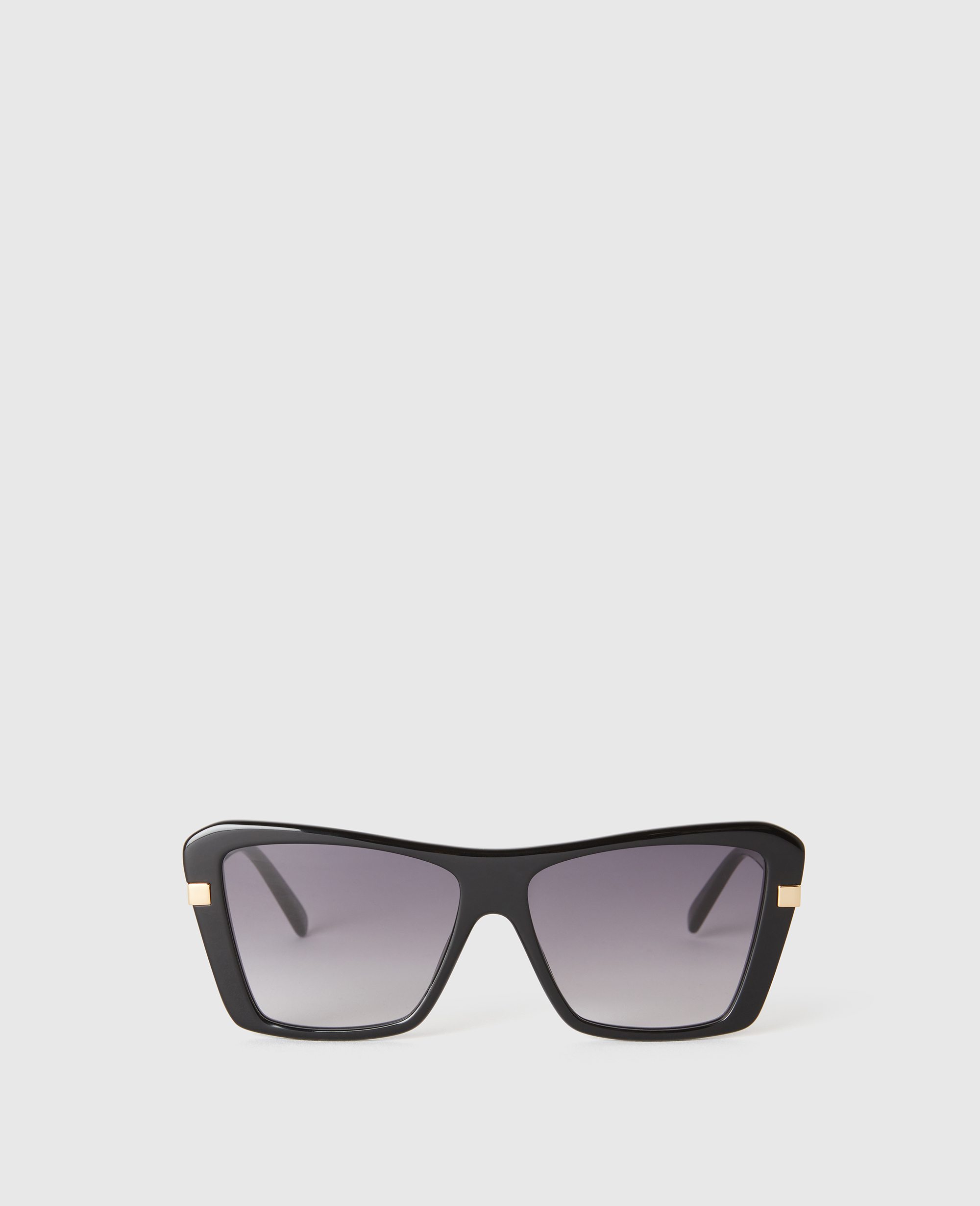 Stella Mccartney Square Cat-eye Sunglasses In Black
