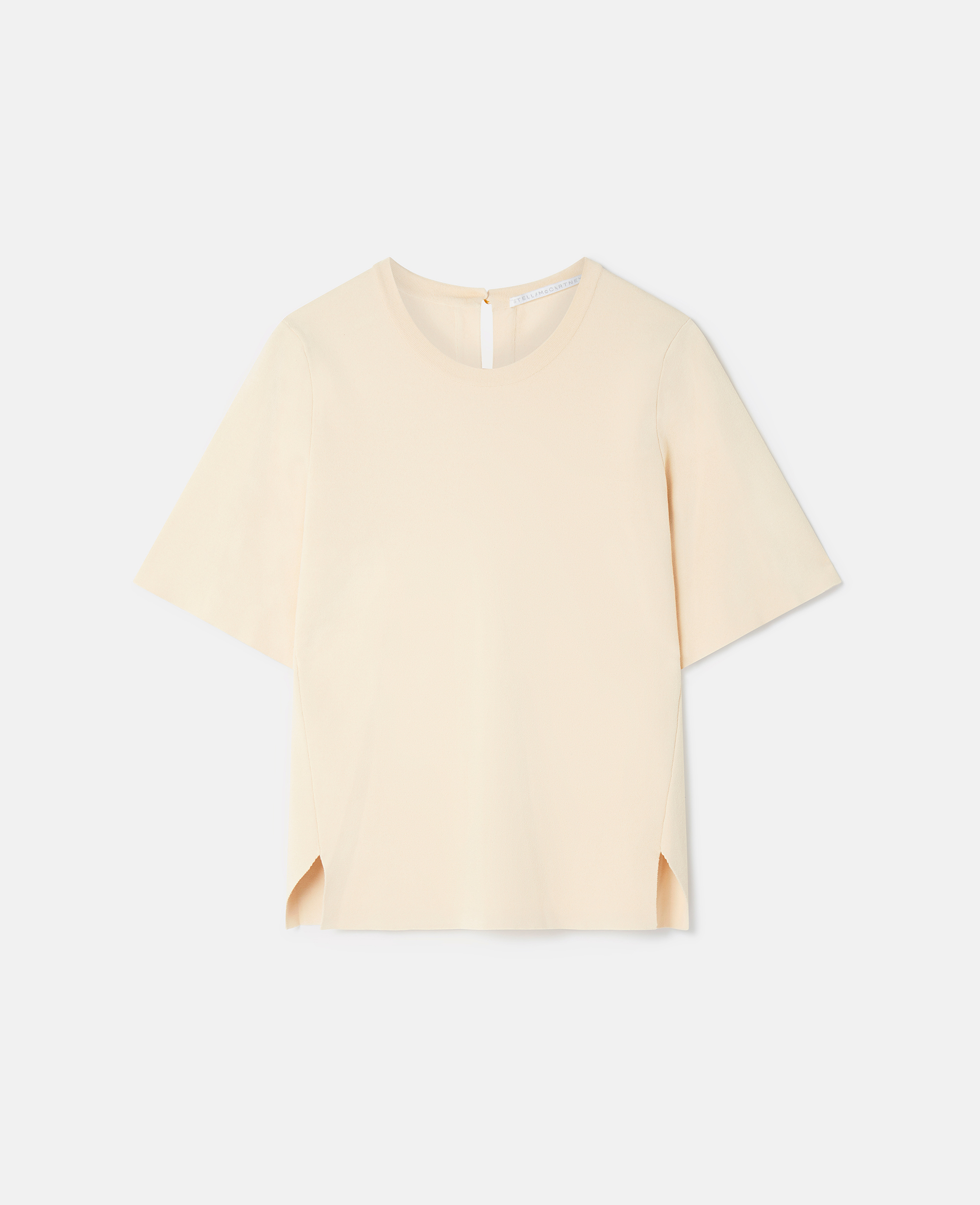 Stella Mccartney Compact Knit Top In Neutral