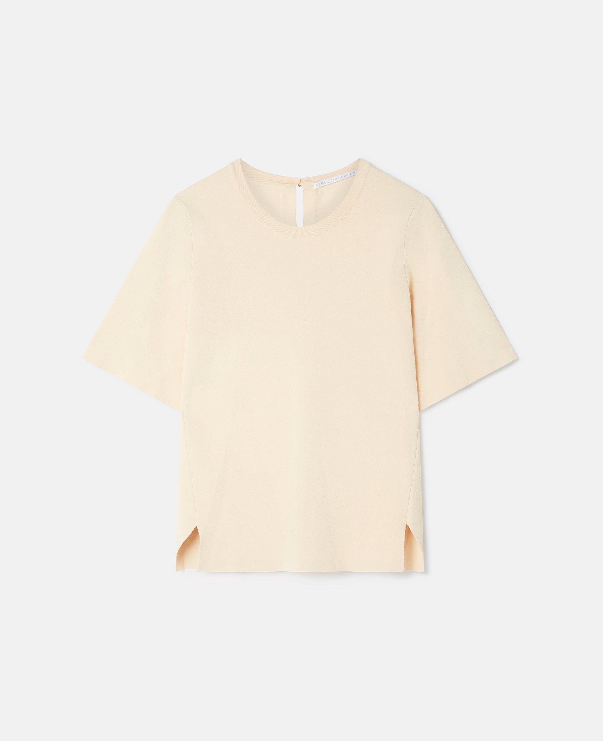 Stella Mccartney Compact Knit Top In Neutral