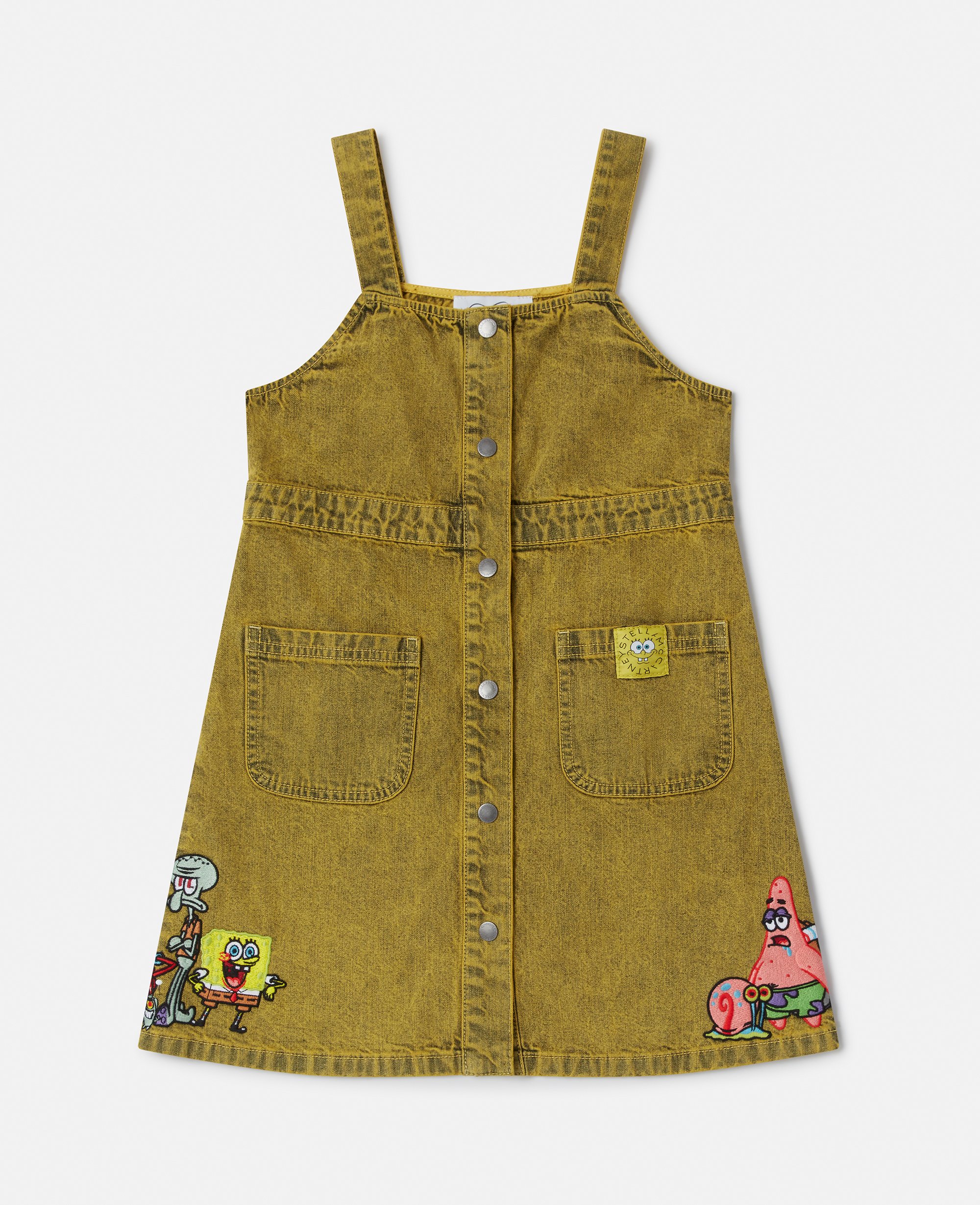 Sponge Bob Graphic Denim Dress, , Size: 2 - Stella McCartney - Modalova