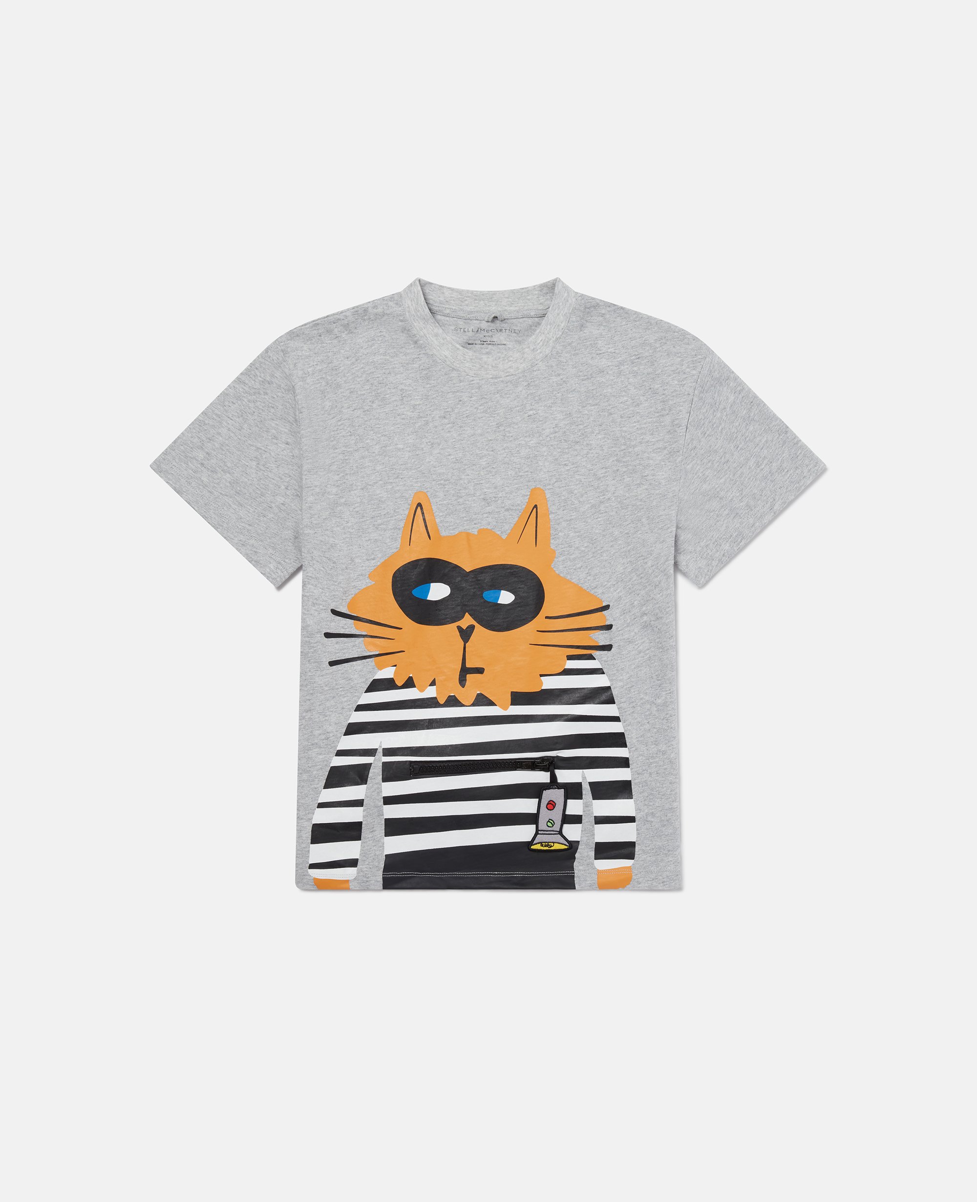 Cat Graphic T-Shirt, , Size: 8 - Stella McCartney - Modalova