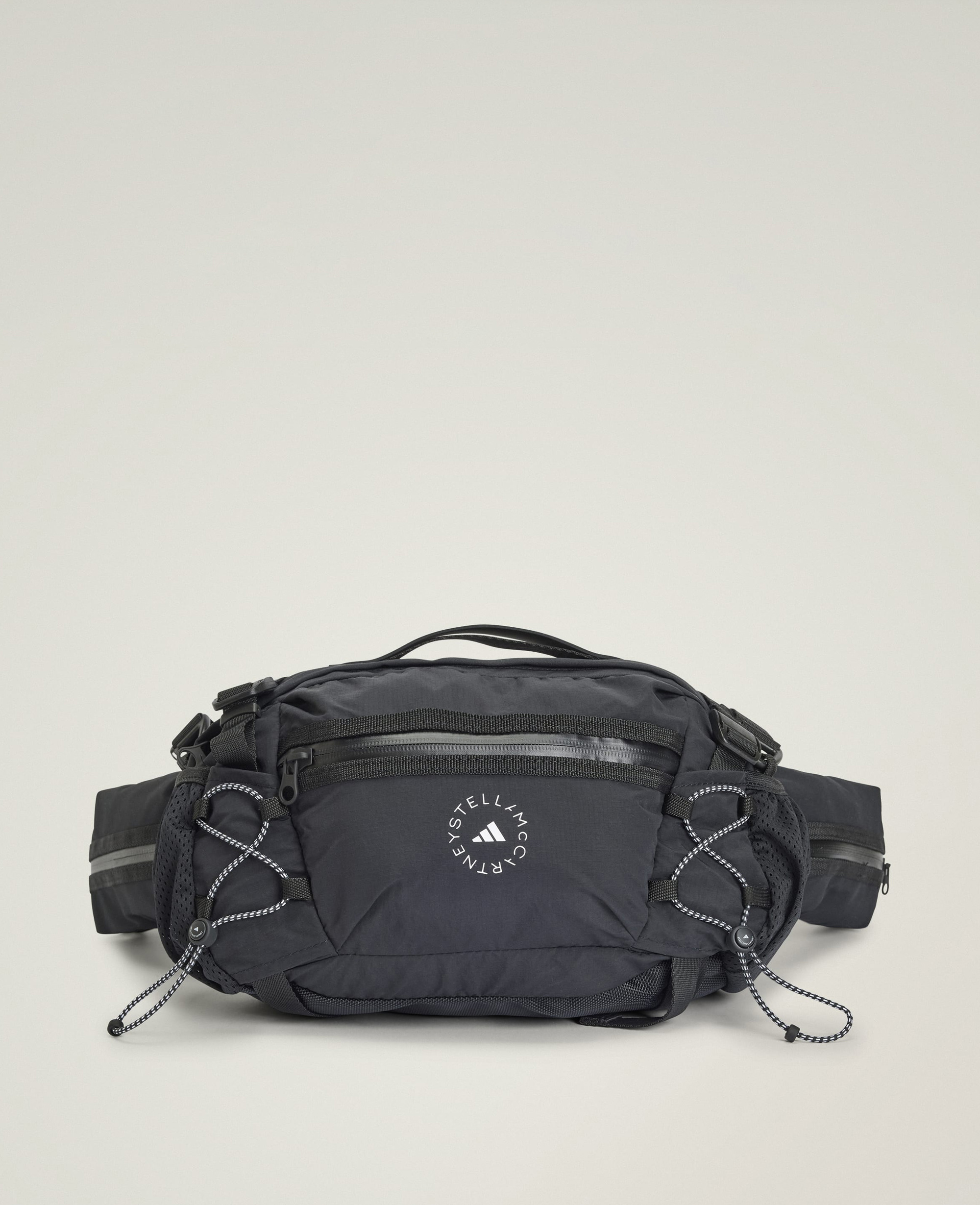 Stella McCartney - Sportgürteltasche mit Logo, Frau, Schwarz/Weiß
