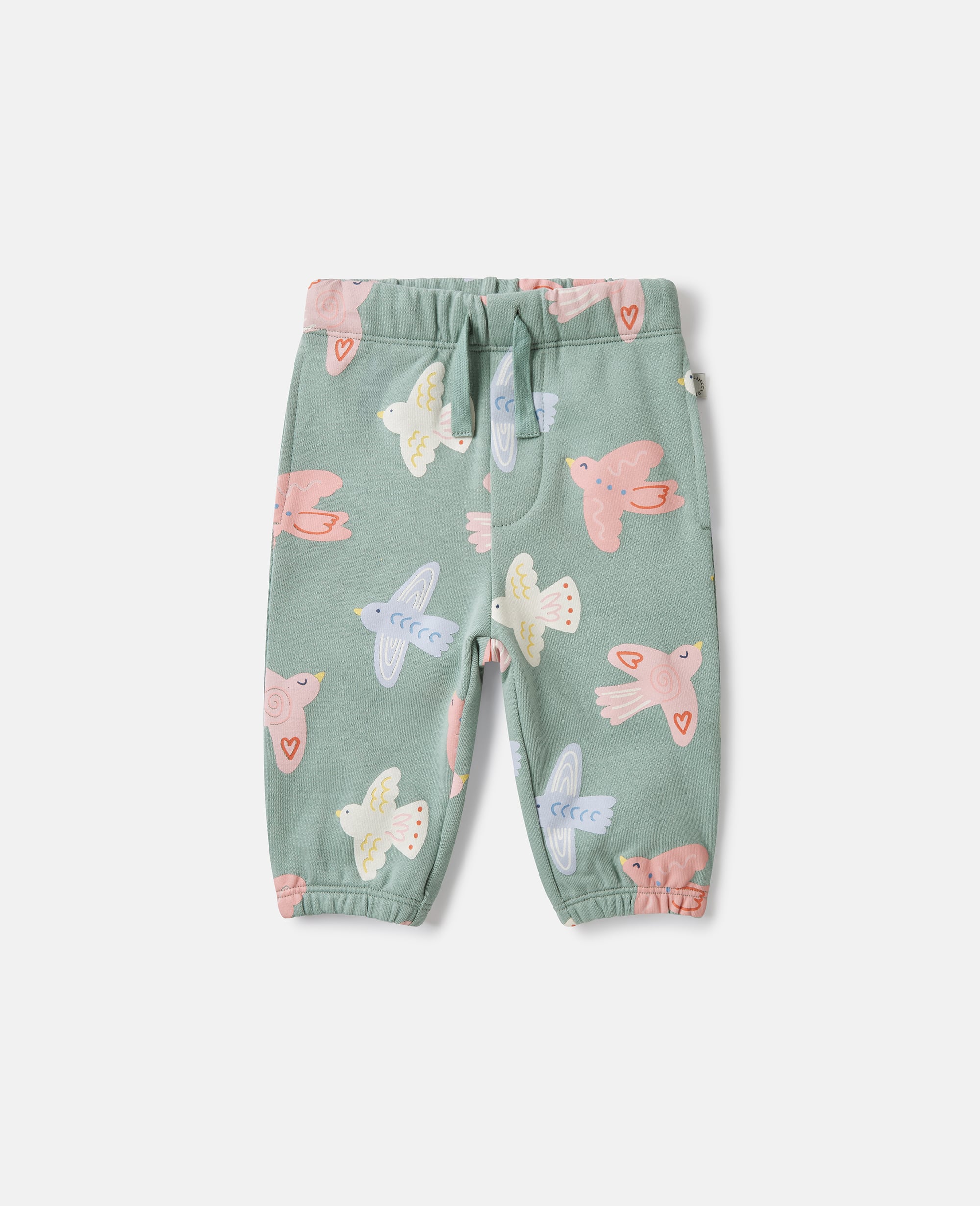 Stella McCartney - Dove Print Drawstring Joggers, , Size: 18m