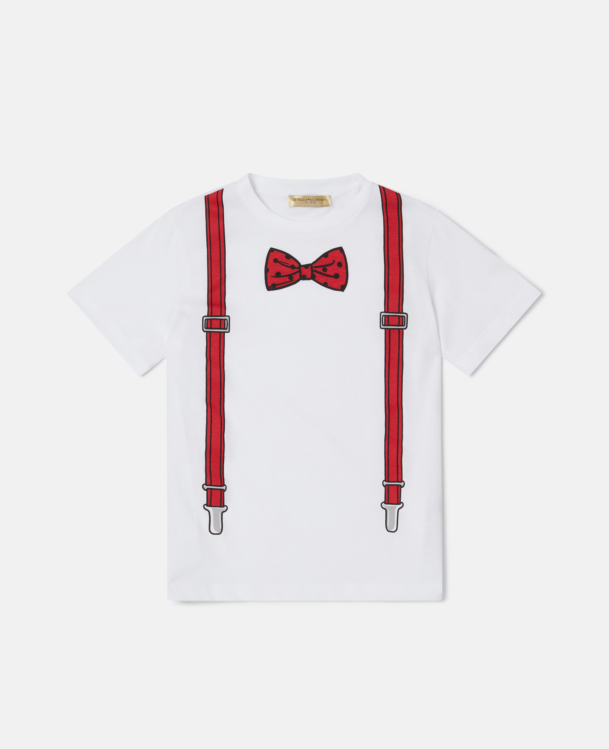 Stella Mccartney Bow Tie And Suspender Print T-shirt