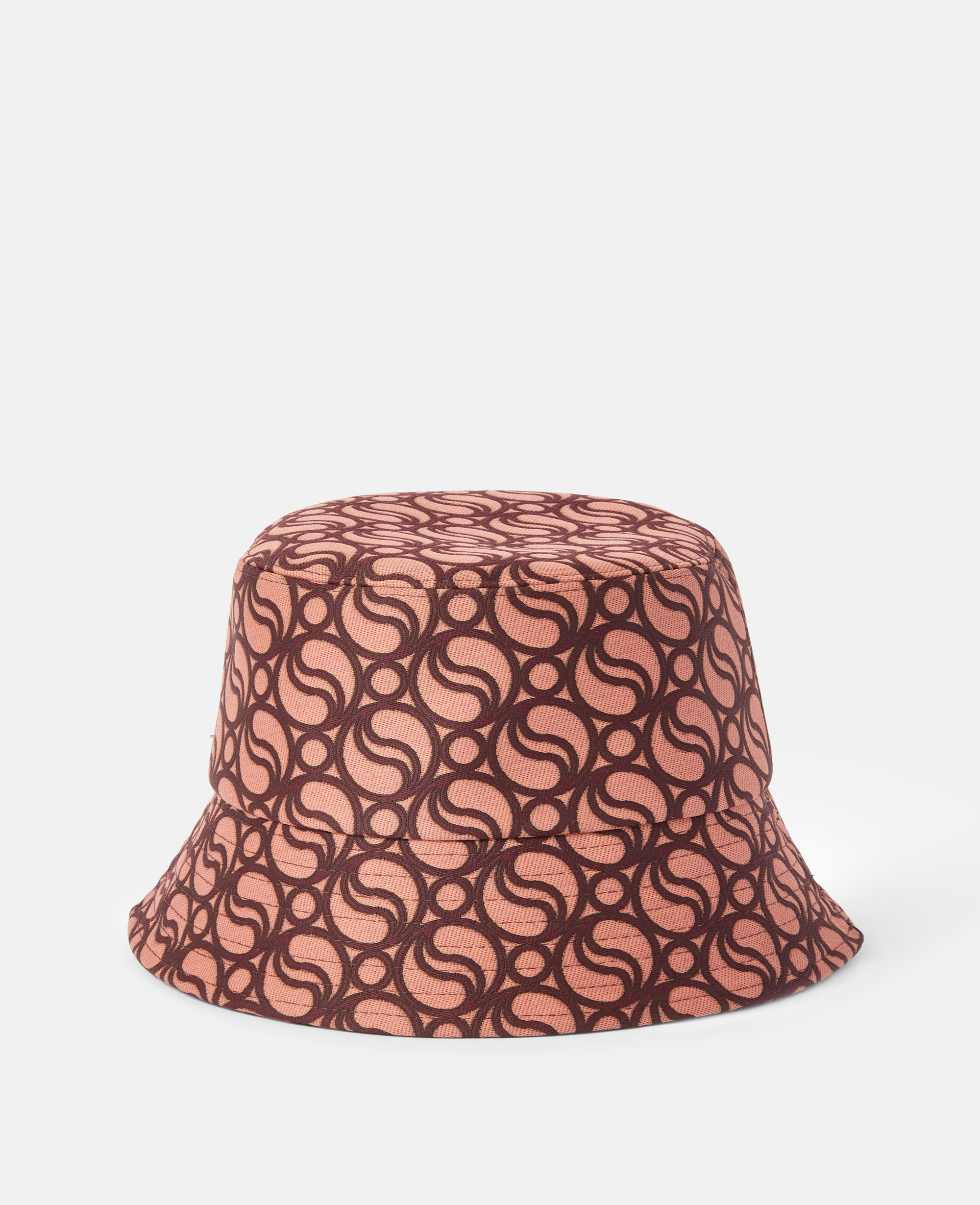 Stella Mccartney S-wave Bucket Hat In Burgundy
