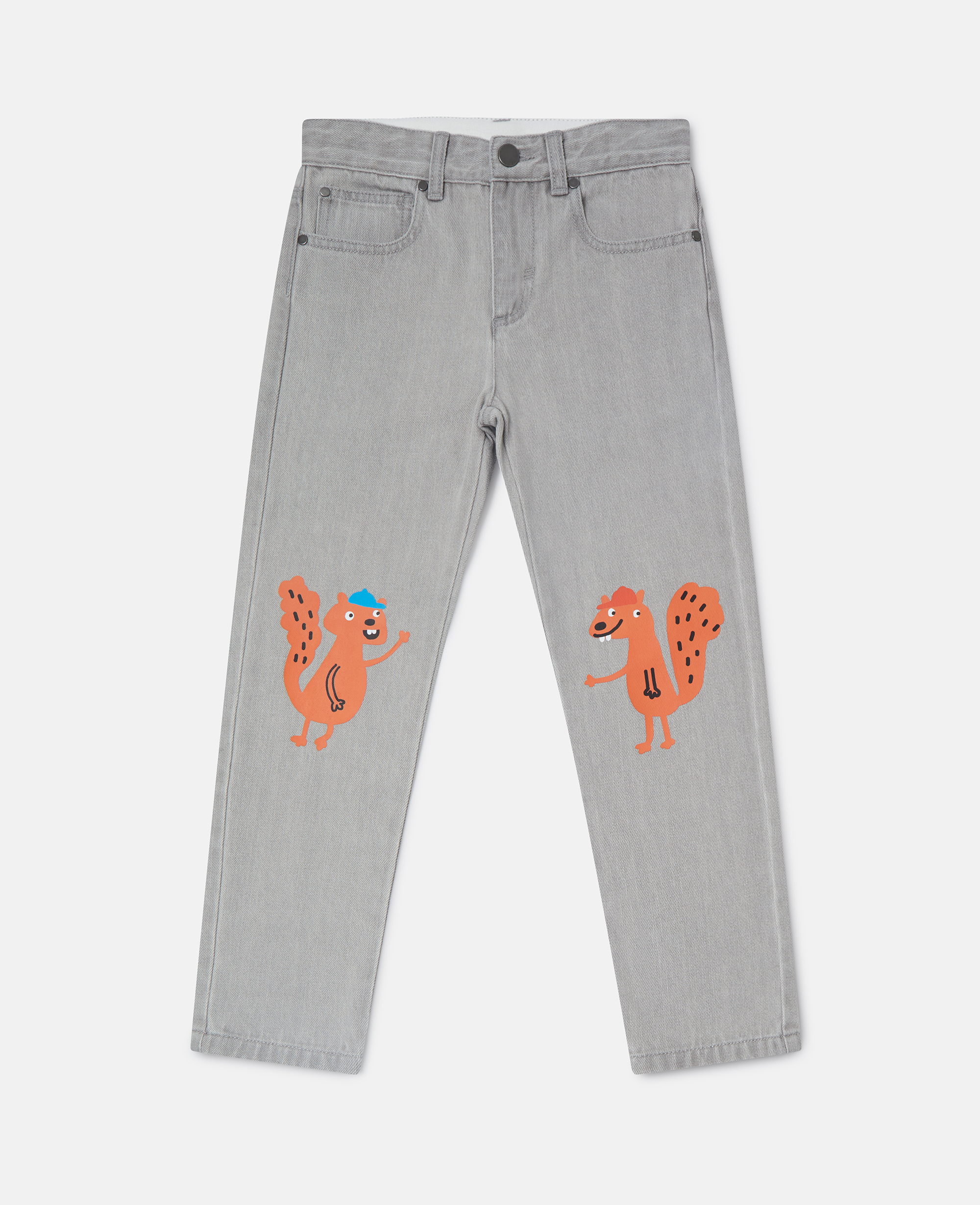 Stella McCartney - Squirrel Graphic Denim Jeans, , Size: 3
