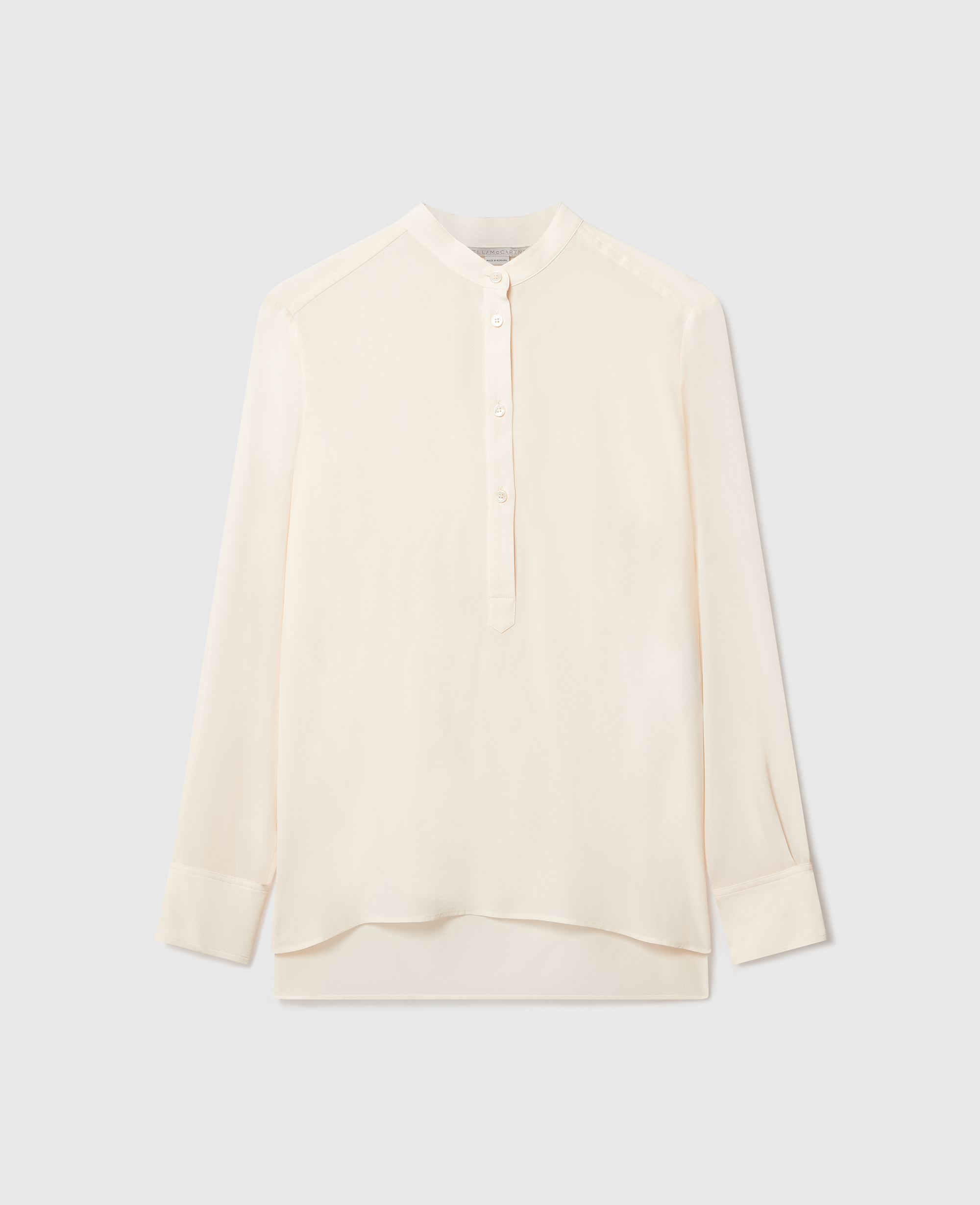 Stella Mccartney Band Collar Shirt In White