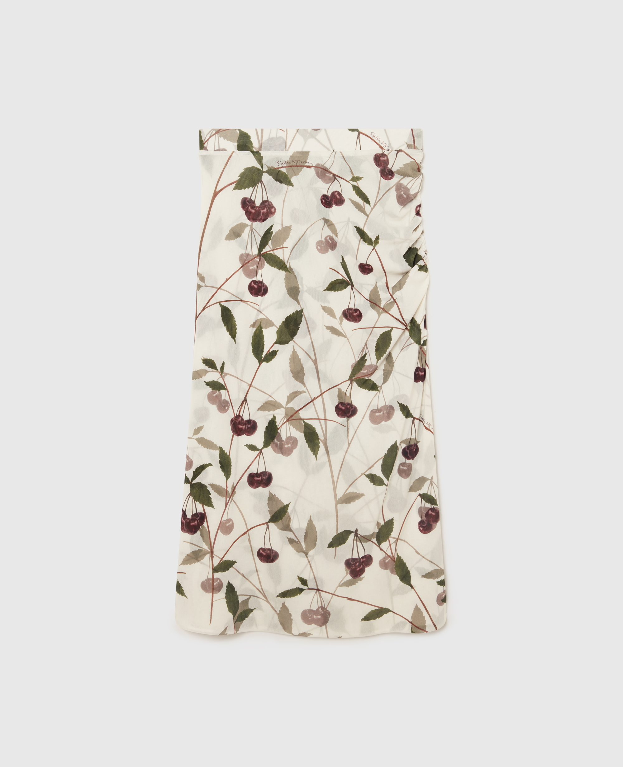 Cherry Print Midi Skirt, Woman, , Size: M - Stella McCartney - Modalova