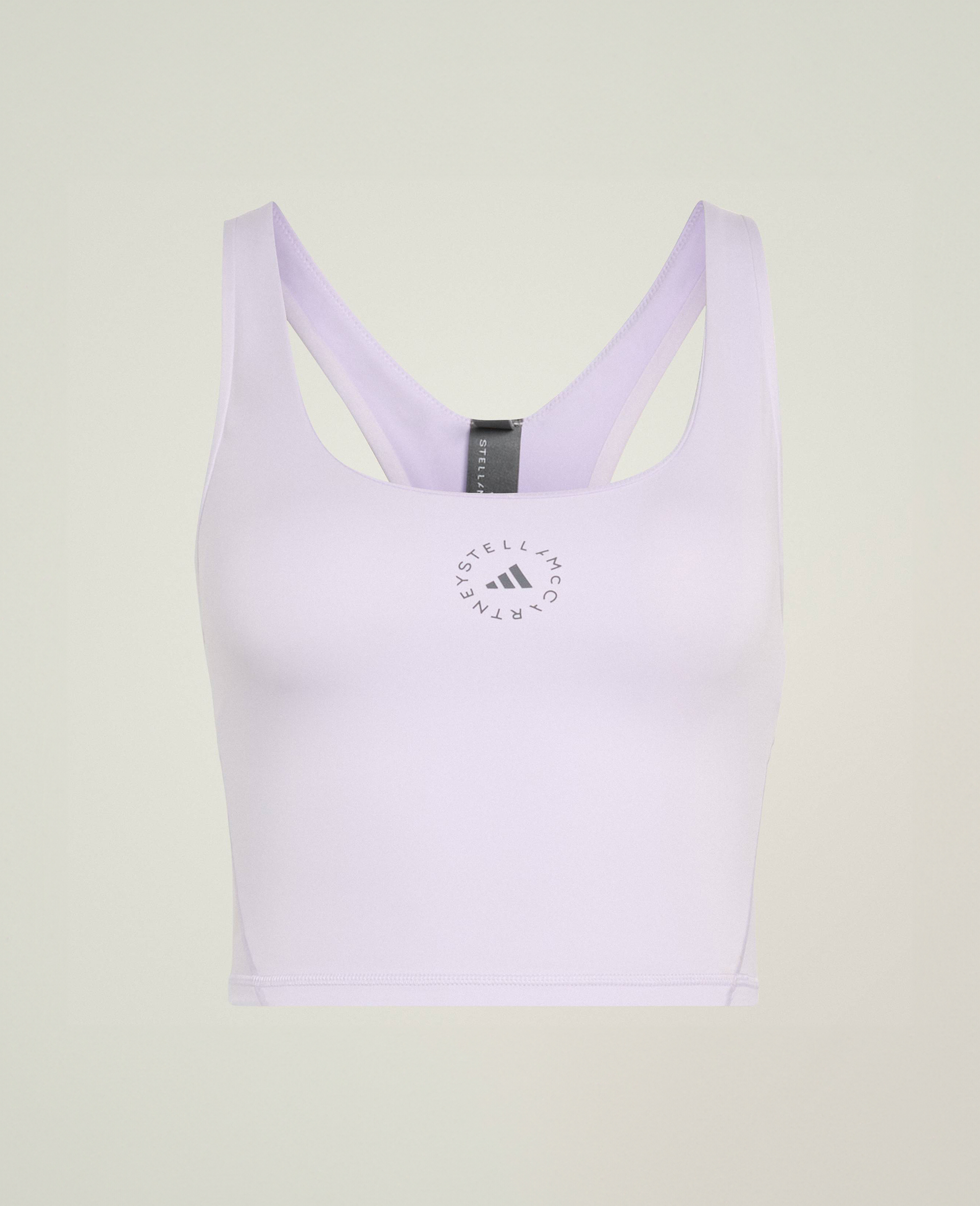 Stella McCartney - TrueStrength Yoga Cropped Tank, , Size: XS