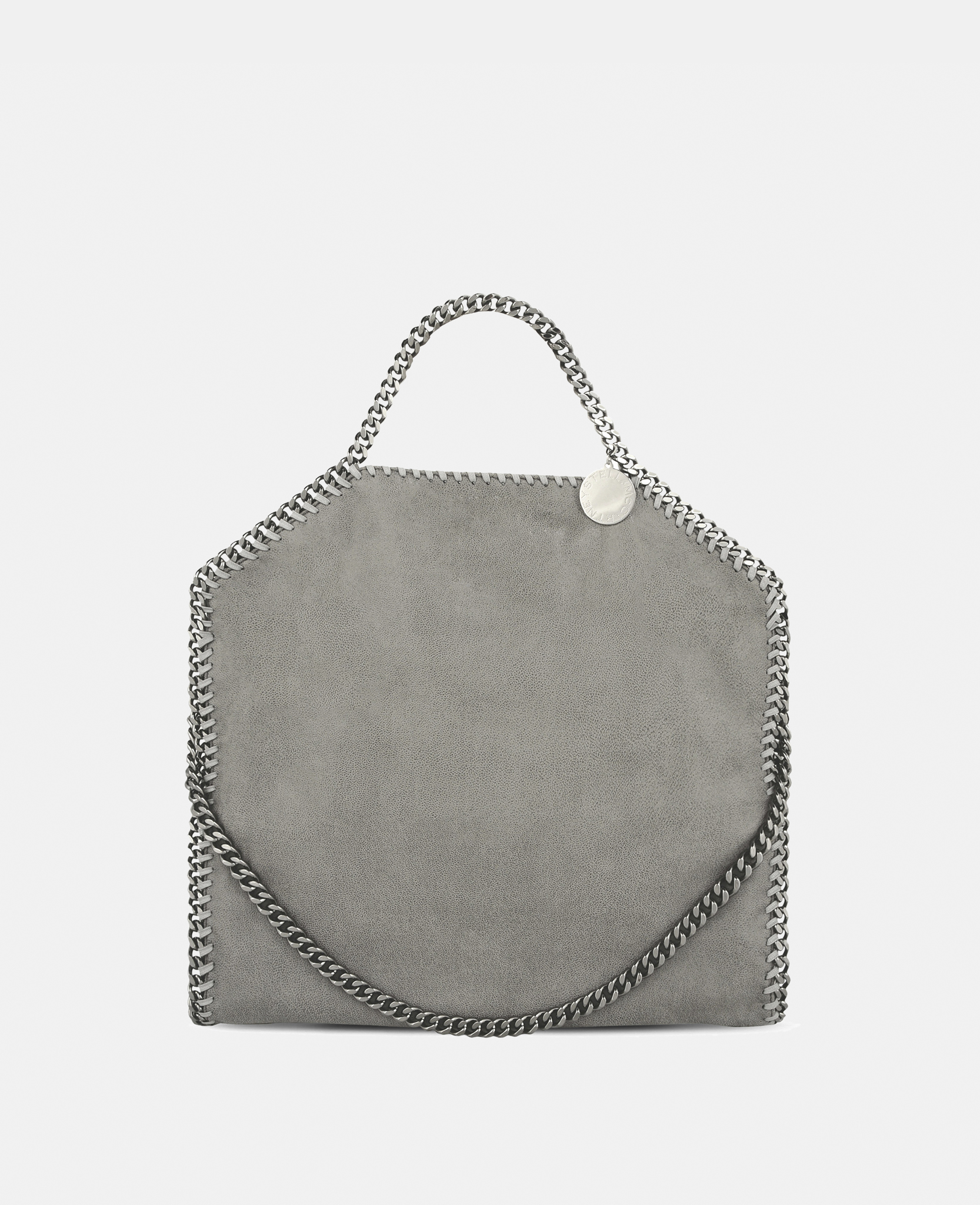 Stella McCartney – Falabella Fold-Over Tote Bag, Woman, Grey