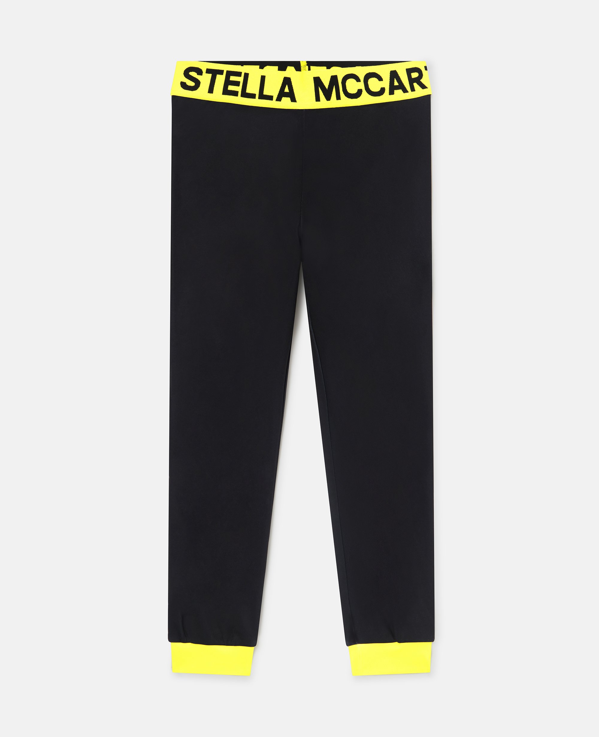 Stella McCartney - Logo Tape Pyjama Bottoms, Black, Size: 8