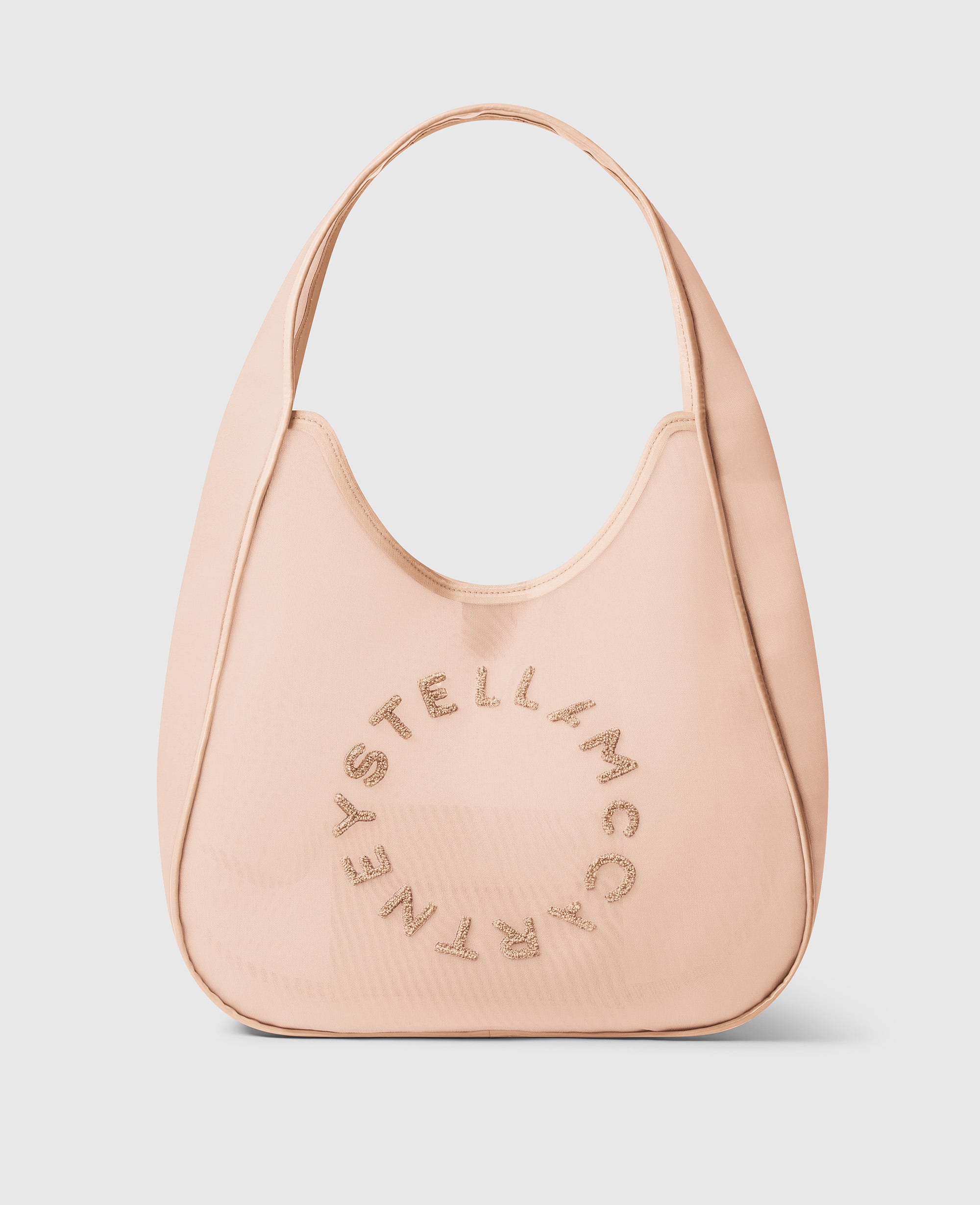 Stella McCartney - Logo Mesh Large Hobo Bag,